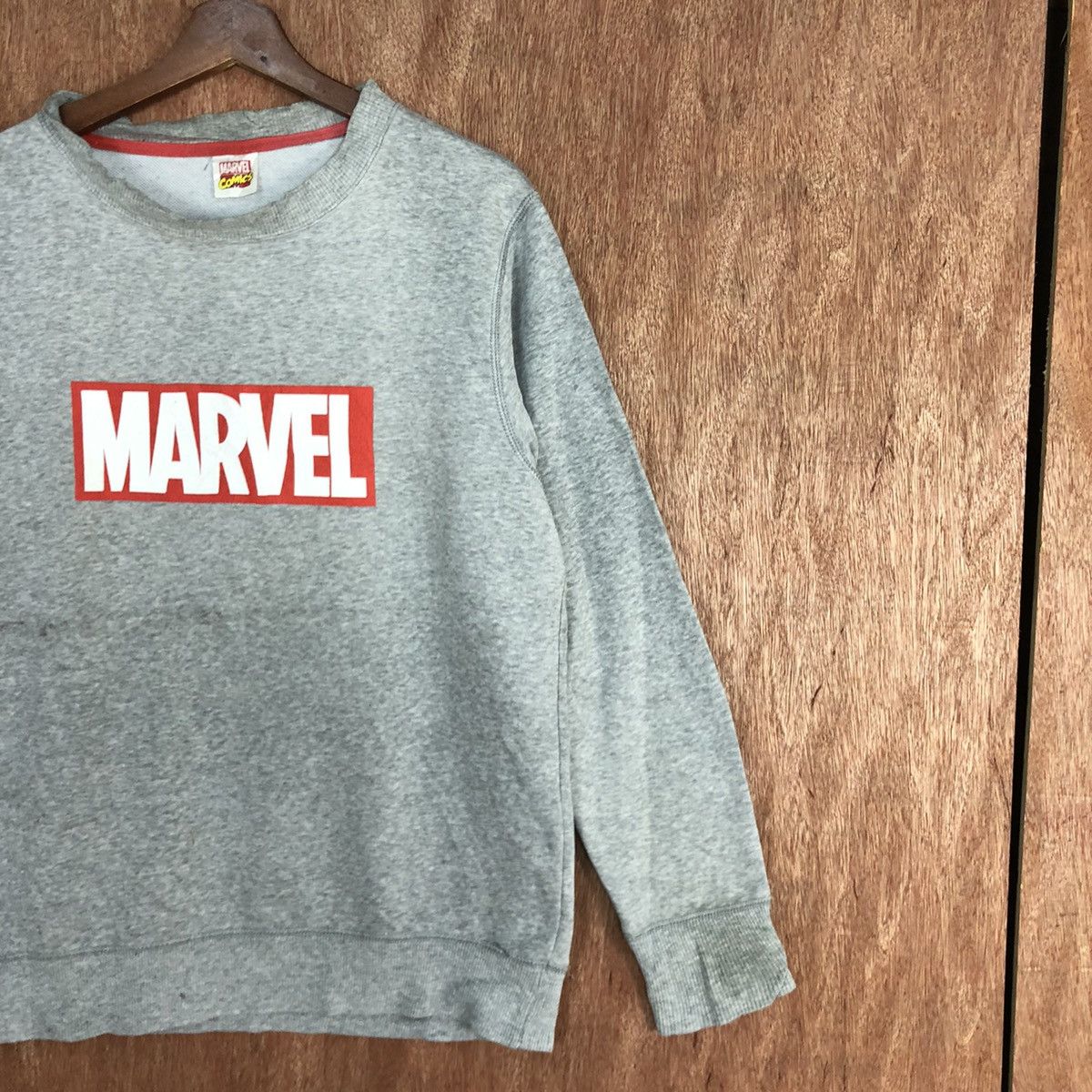 Marvel Comics Marvel Comic superhero Grey Sweatshirt #H425 Size US M / EU 48-50 / 2 - 5 Thumbnail