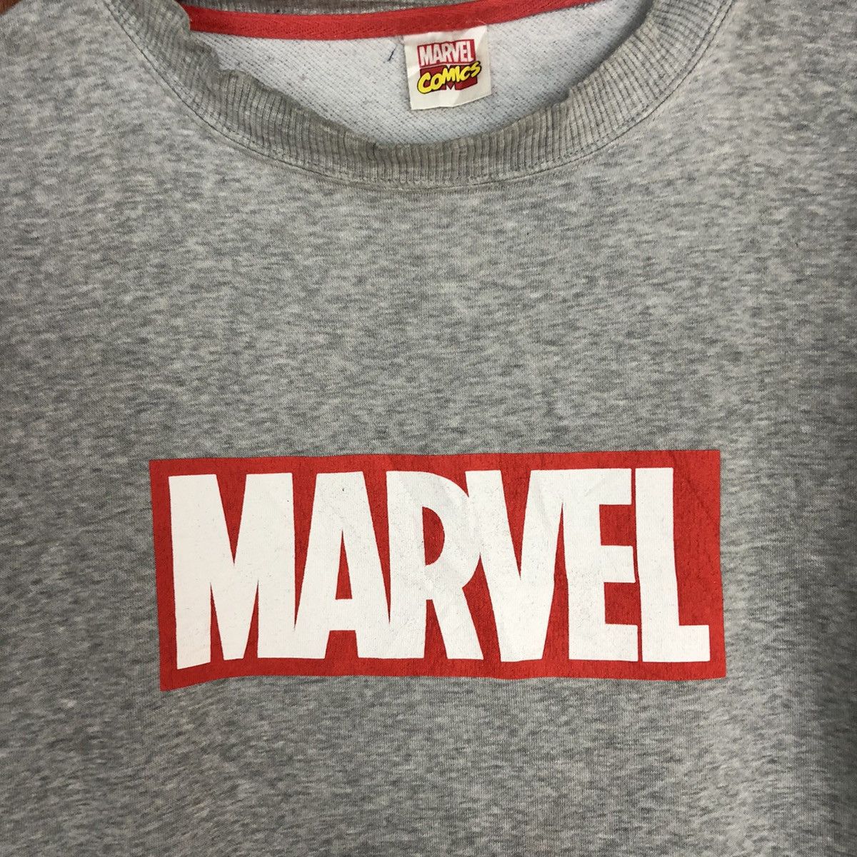 Marvel Comics Marvel Comic superhero Grey Sweatshirt #H425 Size US M / EU 48-50 / 2 - 10 Thumbnail