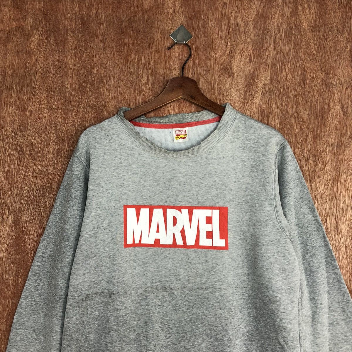 Marvel Comics Marvel Comic superhero Grey Sweatshirt #H425 Size US M / EU 48-50 / 2 - 2 Thumbnail