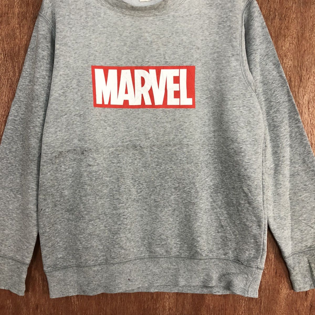 Marvel Comics Marvel Comic superhero Grey Sweatshirt #H425 Size US M / EU 48-50 / 2 - 8 Thumbnail