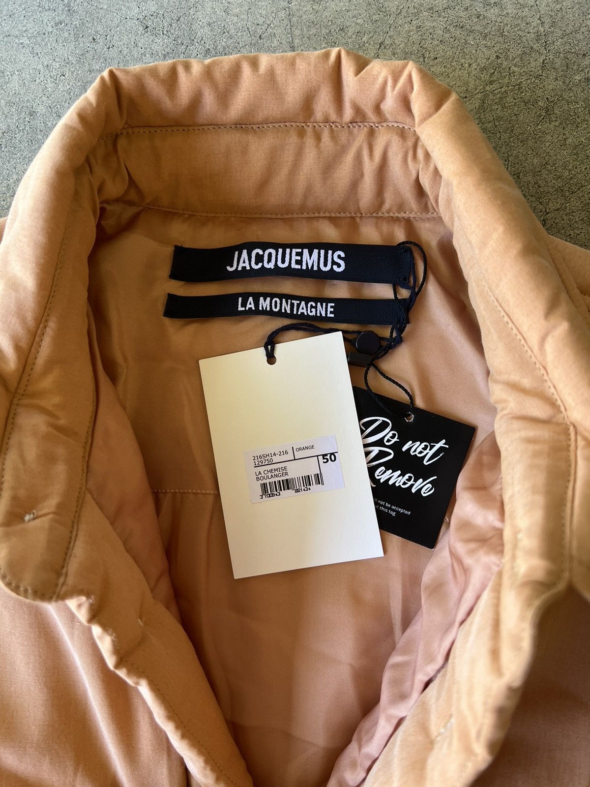 Jacquemus Jacquemus SS21 La Chemise Boulanger Montagne Orange Shirt Size US XL / EU 56 / 4 - 3 Thumbnail