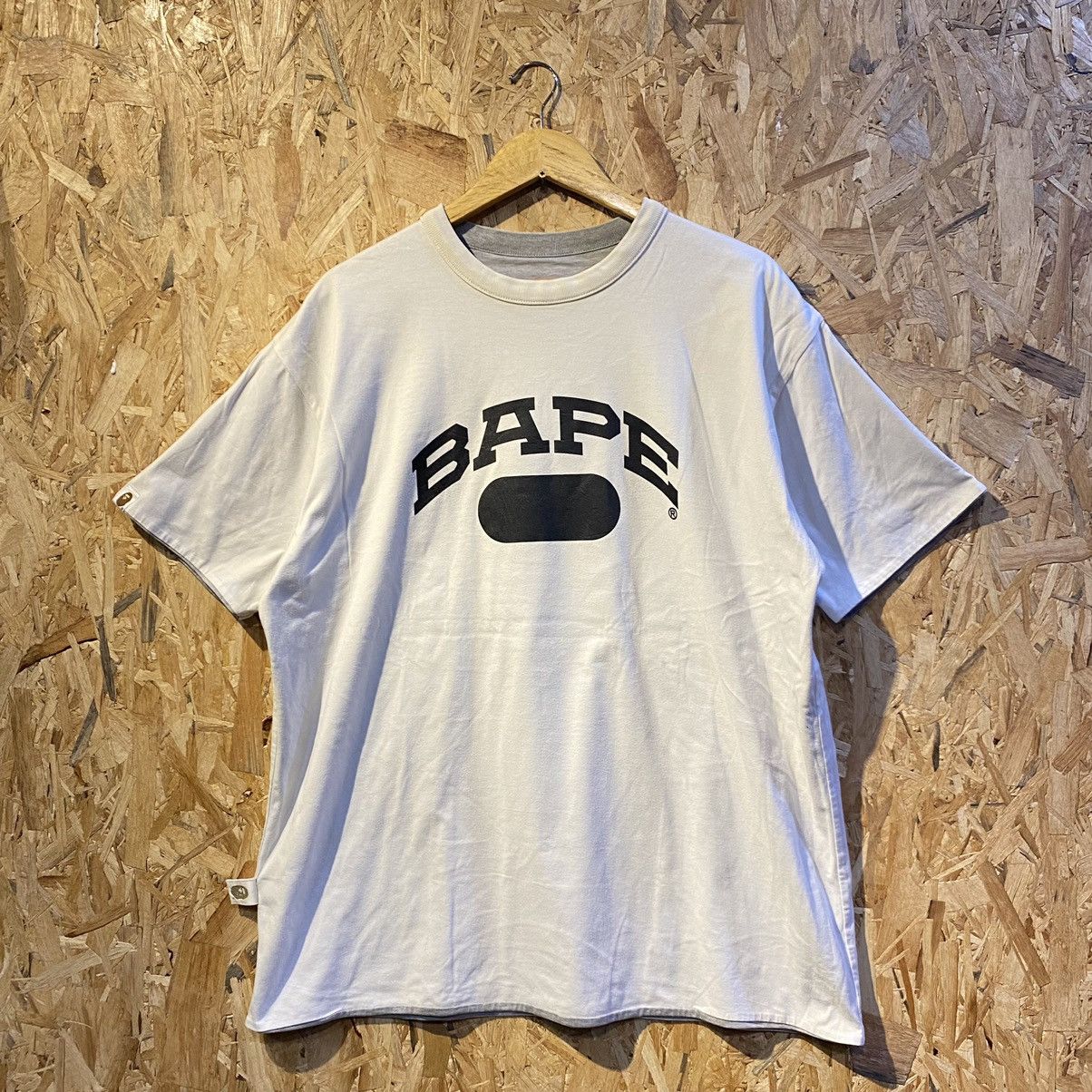 Bape RARE‼️A Bathing Ape Reversible T-Shirt Size US XL / EU 56 / 4 - 3 Thumbnail