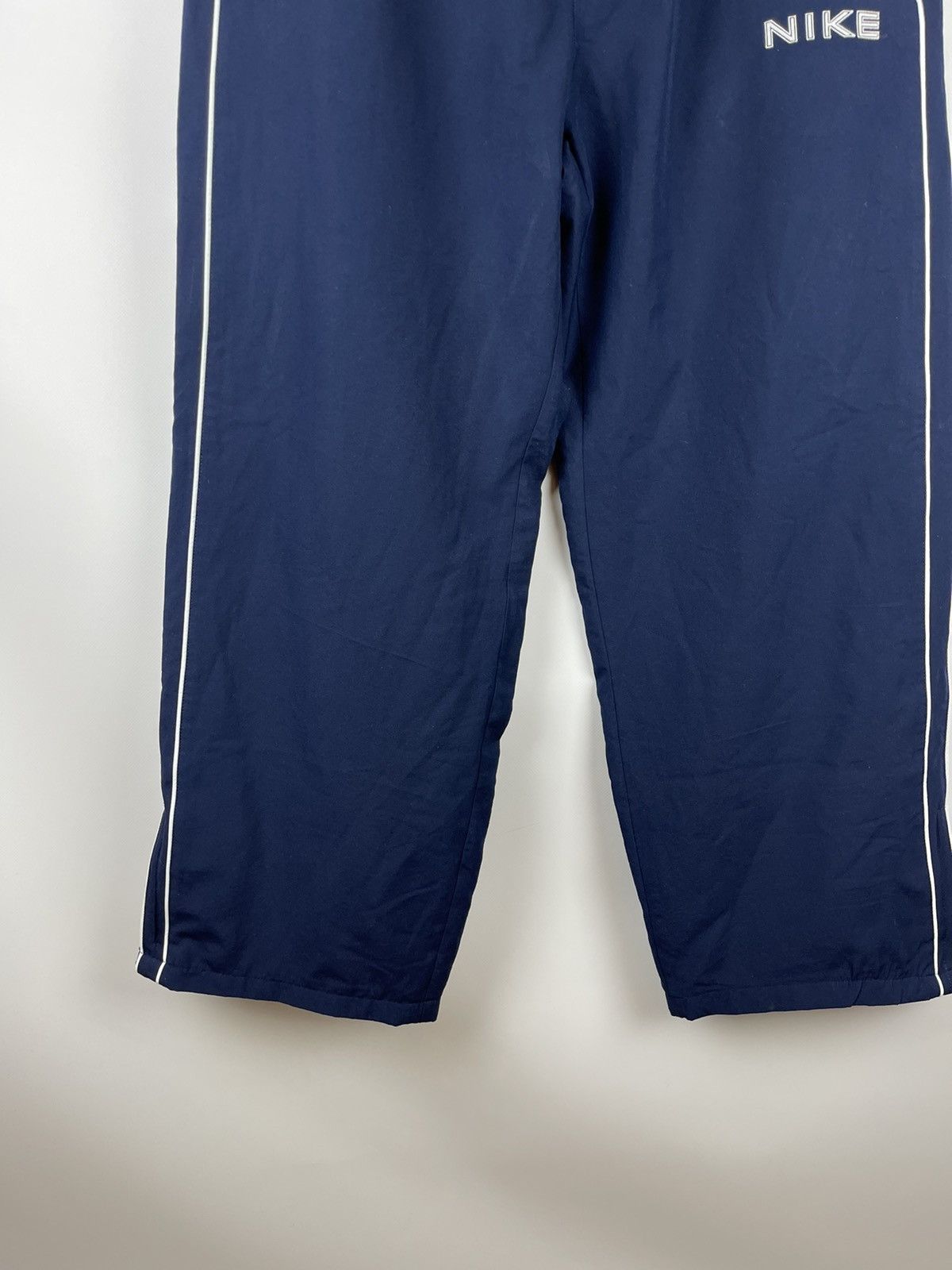Nike Nike Vintage y2k navy double logo hype track pants Size US 34 / EU 50 - 5 Thumbnail