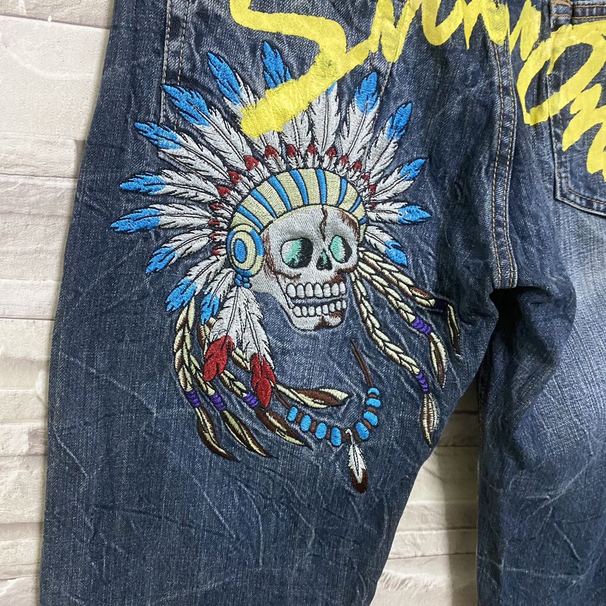 Japanese Brand Japanese Brand SIRMIONE Embroidery Apachee Jeans Size US 27 - 14 Thumbnail