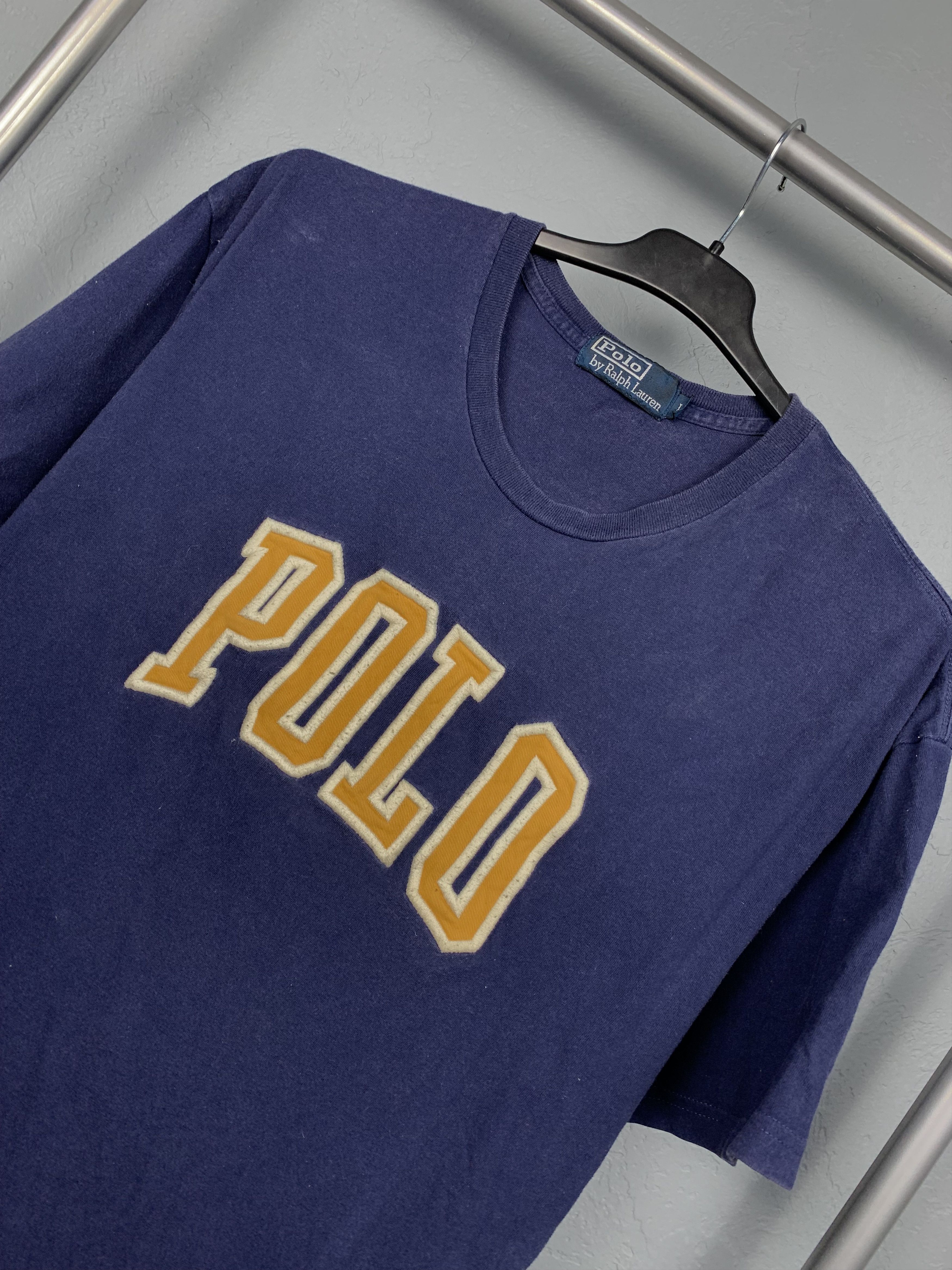 Polo Ralph Lauren × Ralph Lauren × Vintage Polo Ralph Lauren Vintage Mens T-Shirt Tee Size US L / EU 52-54 / 3 - 2 Thumbnail