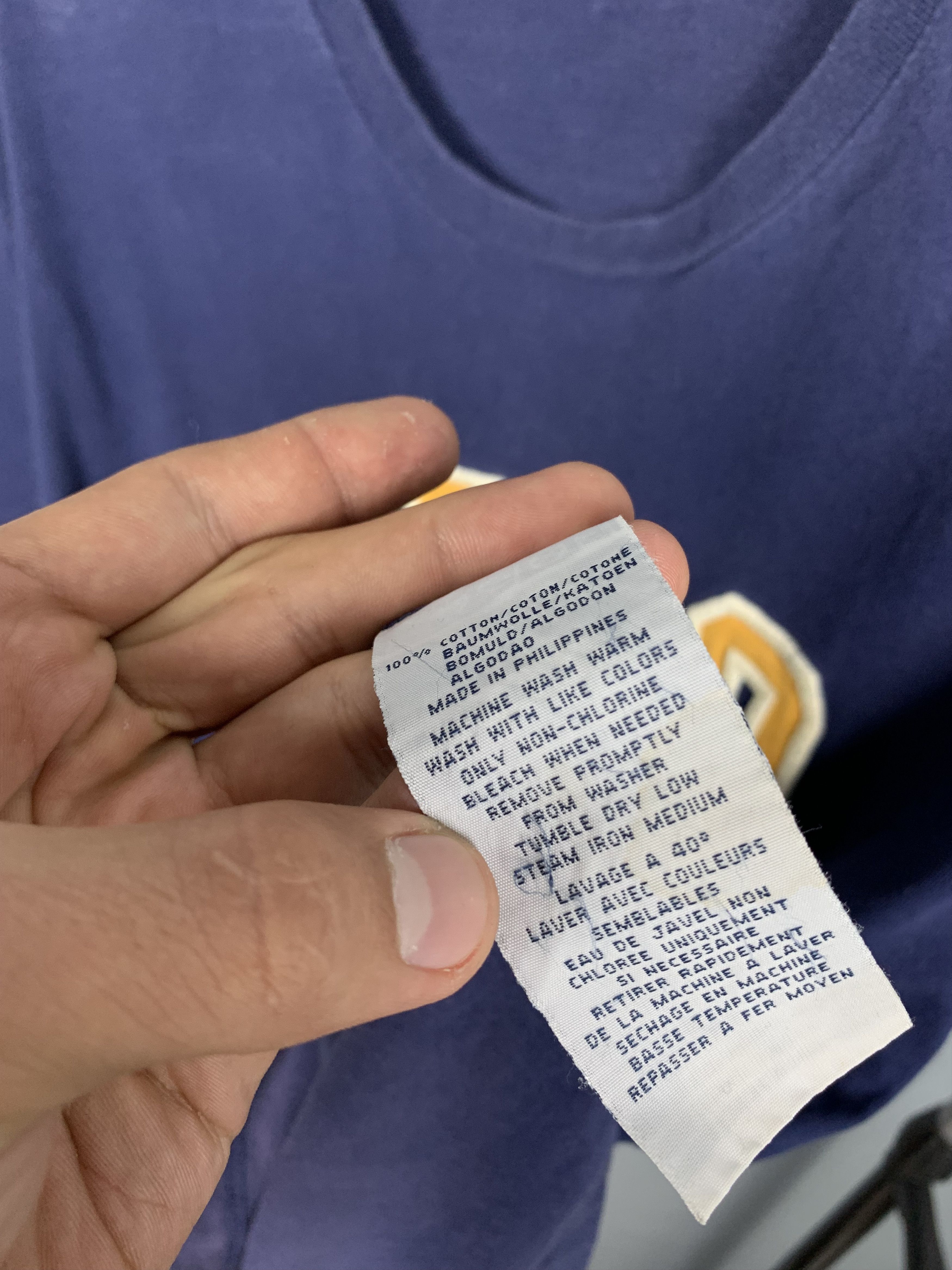 Polo Ralph Lauren × Ralph Lauren × Vintage Polo Ralph Lauren Vintage Mens T-Shirt Tee Size US L / EU 52-54 / 3 - 5 Thumbnail