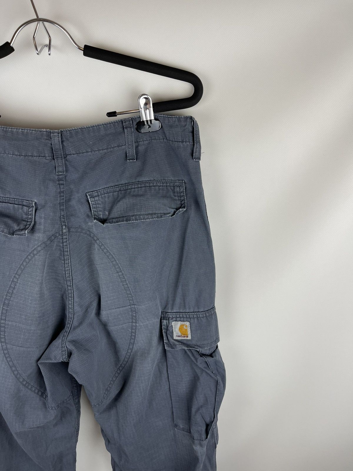 Carhartt Carhartt vintage distressed cargo pants travis Scott style Size US 32 / EU 48 - 9 Thumbnail