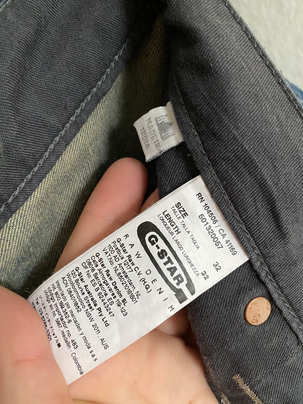 G-Star G Star Raw New Riley 3D Slim Pants Bondage Carhartt 32 Size US 31 - 10 Thumbnail