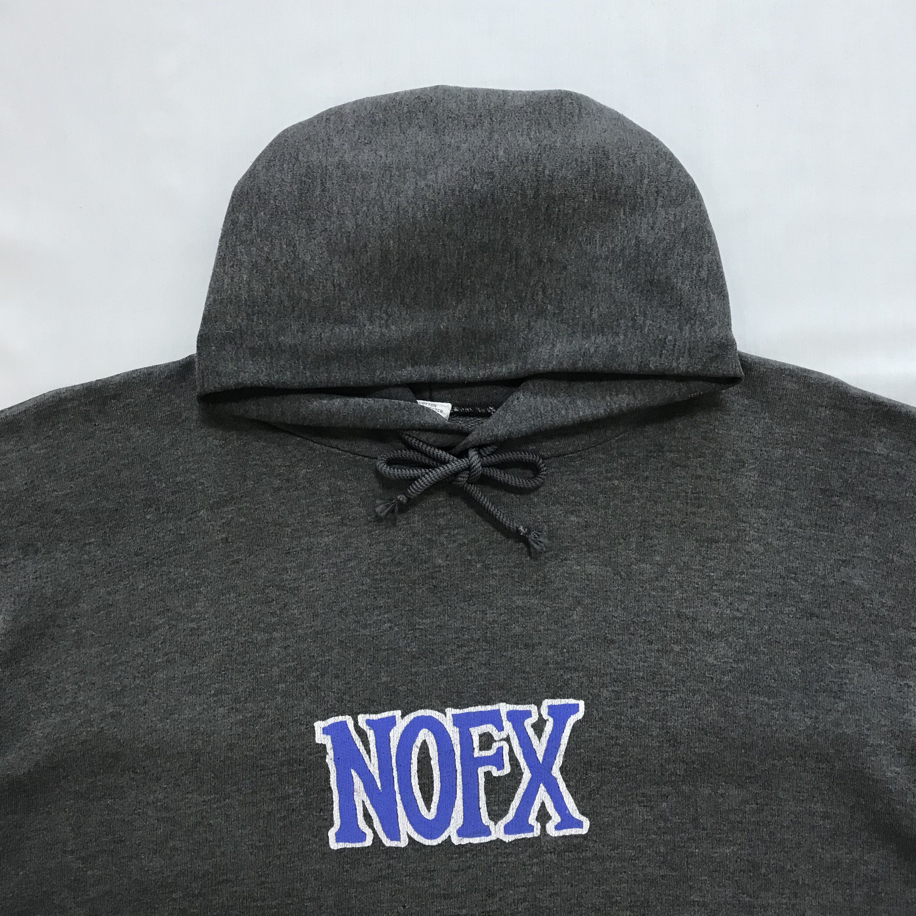 Band Tees × Vintage NOFX Punk in Drublic 1995 Tour Vintage Hoodie Sweater 90s Size US XL / EU 56 / 4 - 3 Thumbnail