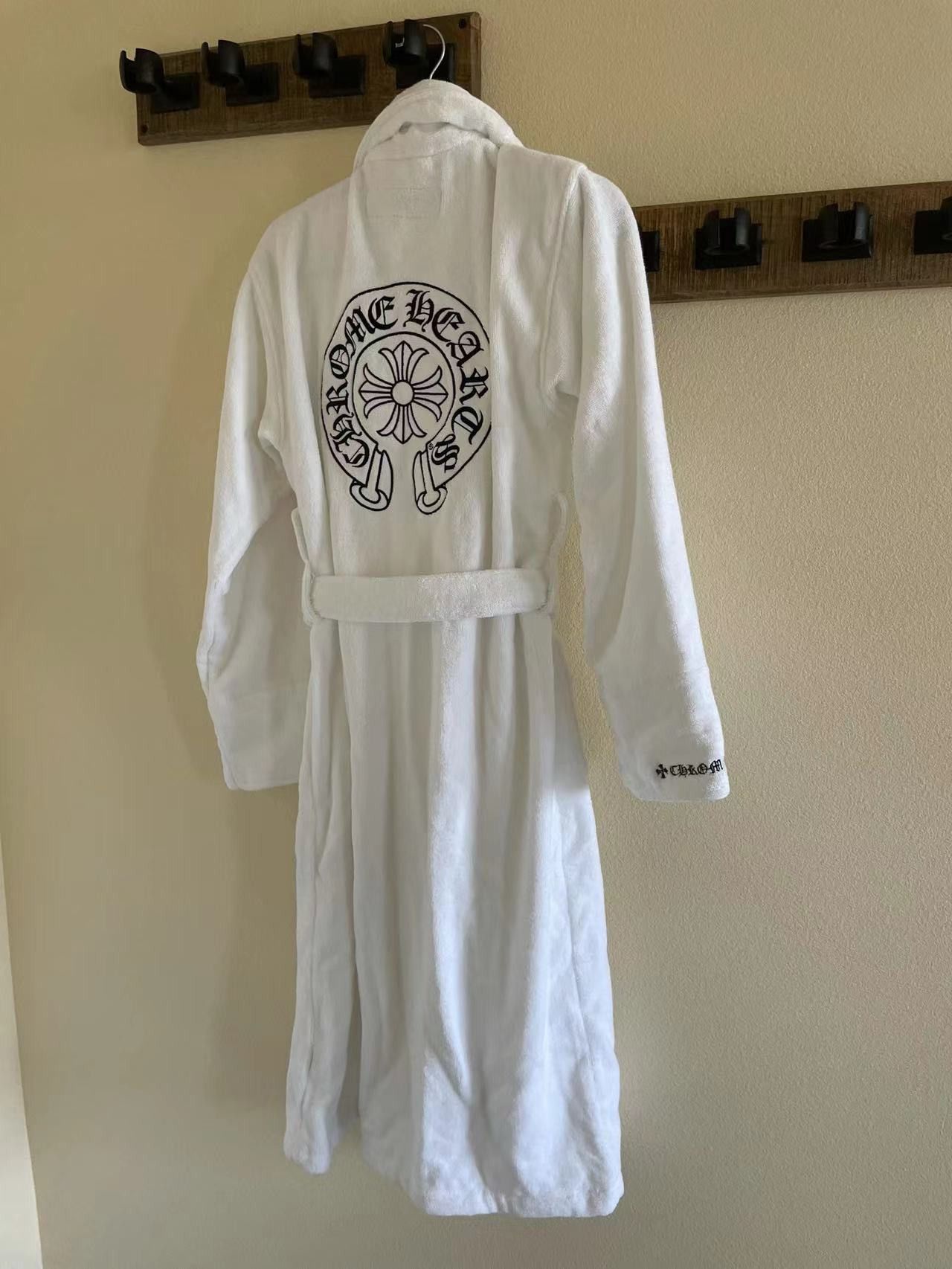 Chrome Hearts Brand New CHROME HEARTS white Robe TERRY CH+ | Grailed