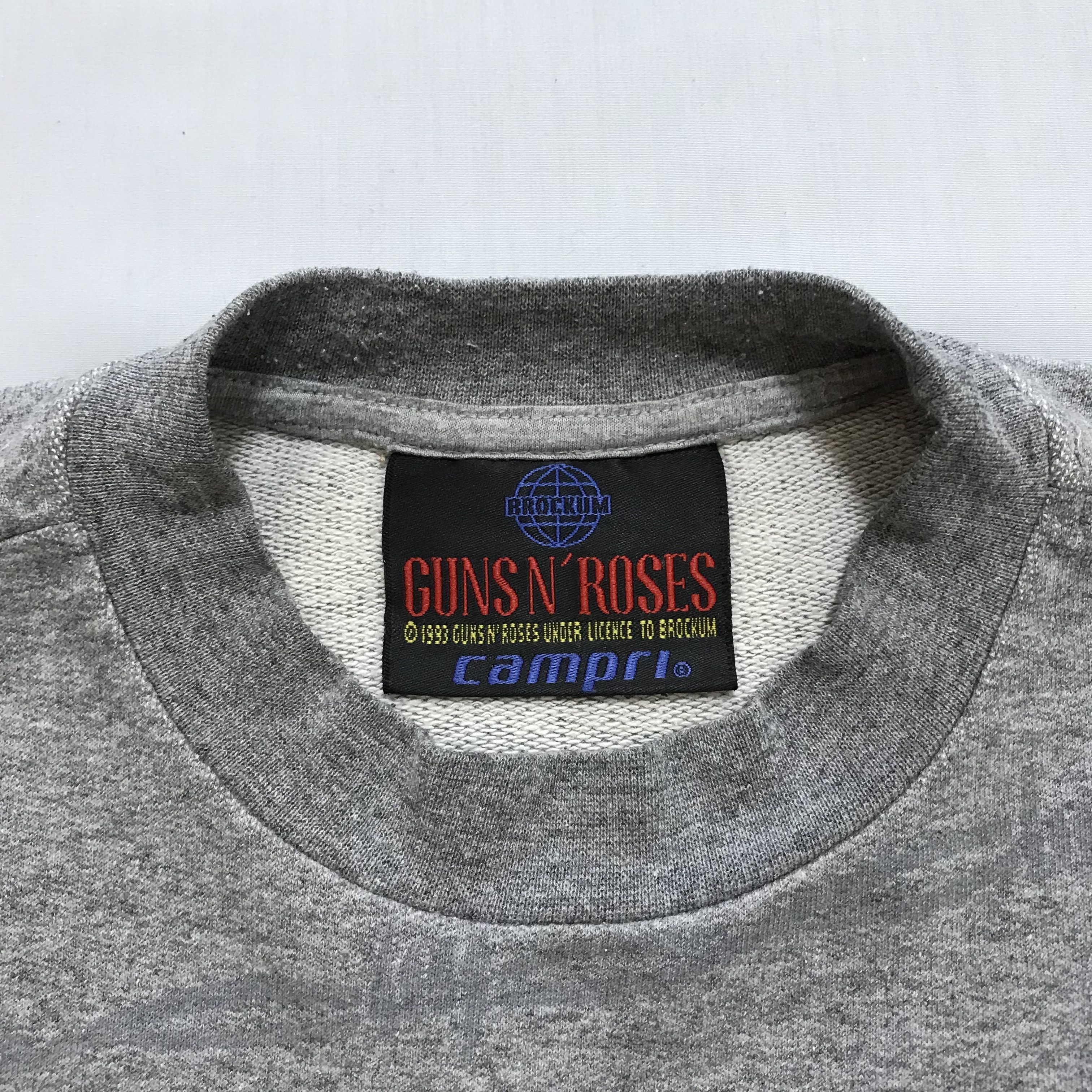 Band Tees GUNS N ROSES 1993 Vintage Sweatshirt Crewneck RARE 90s Rock Size US M / EU 48-50 / 2 - 4 Thumbnail