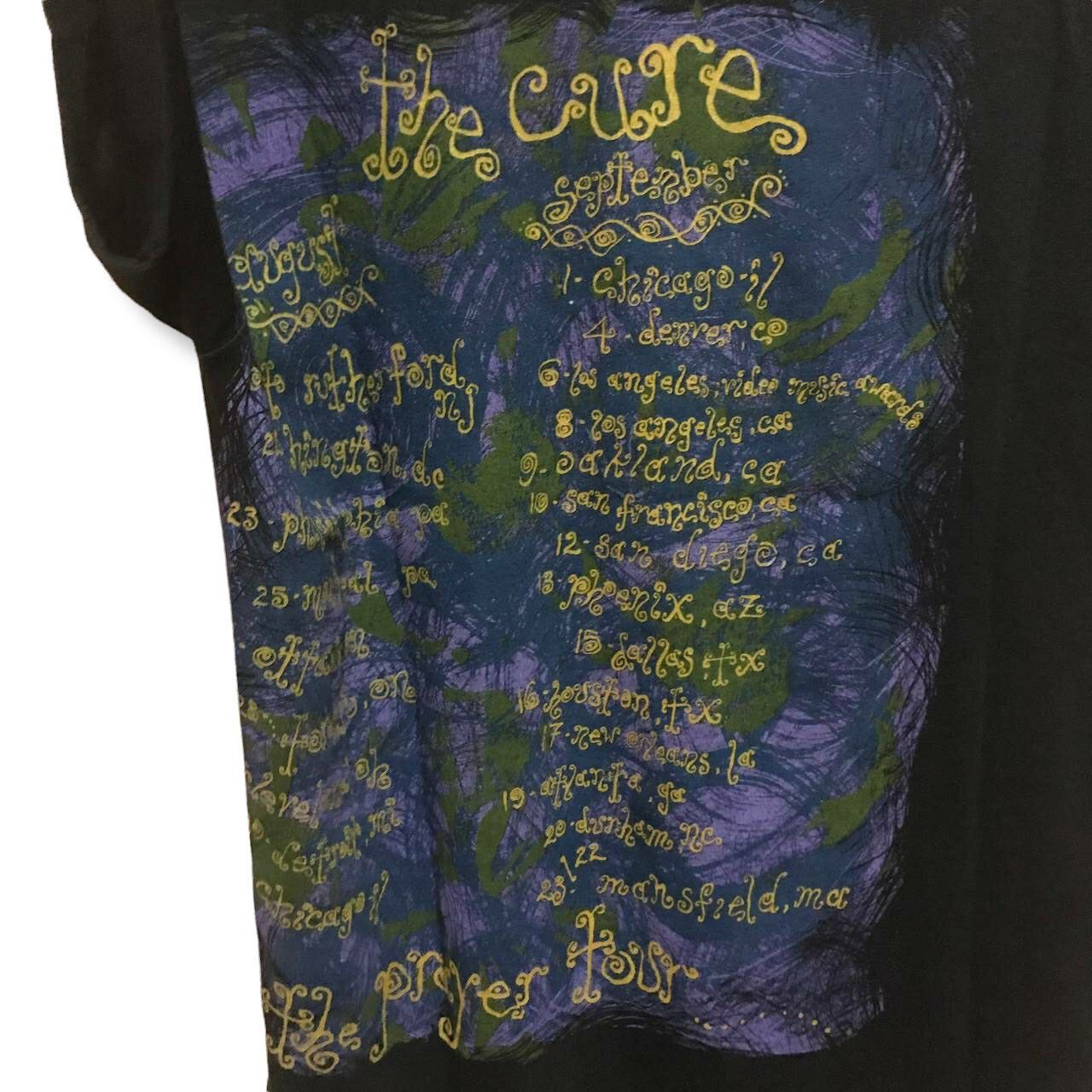 Band Tees × The Cure × Vintage Vintage Original 1989 The Cure The Prayer Tour T Shirt Size US M / EU 48-50 / 2 - 4 Thumbnail