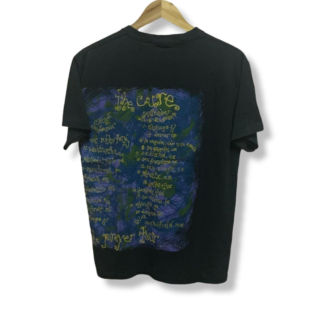 Band Tees × The Cure × Vintage Vintage Original 1989 The Cure The Prayer Tour T Shirt Size US M / EU 48-50 / 2 - 2 Thumbnail