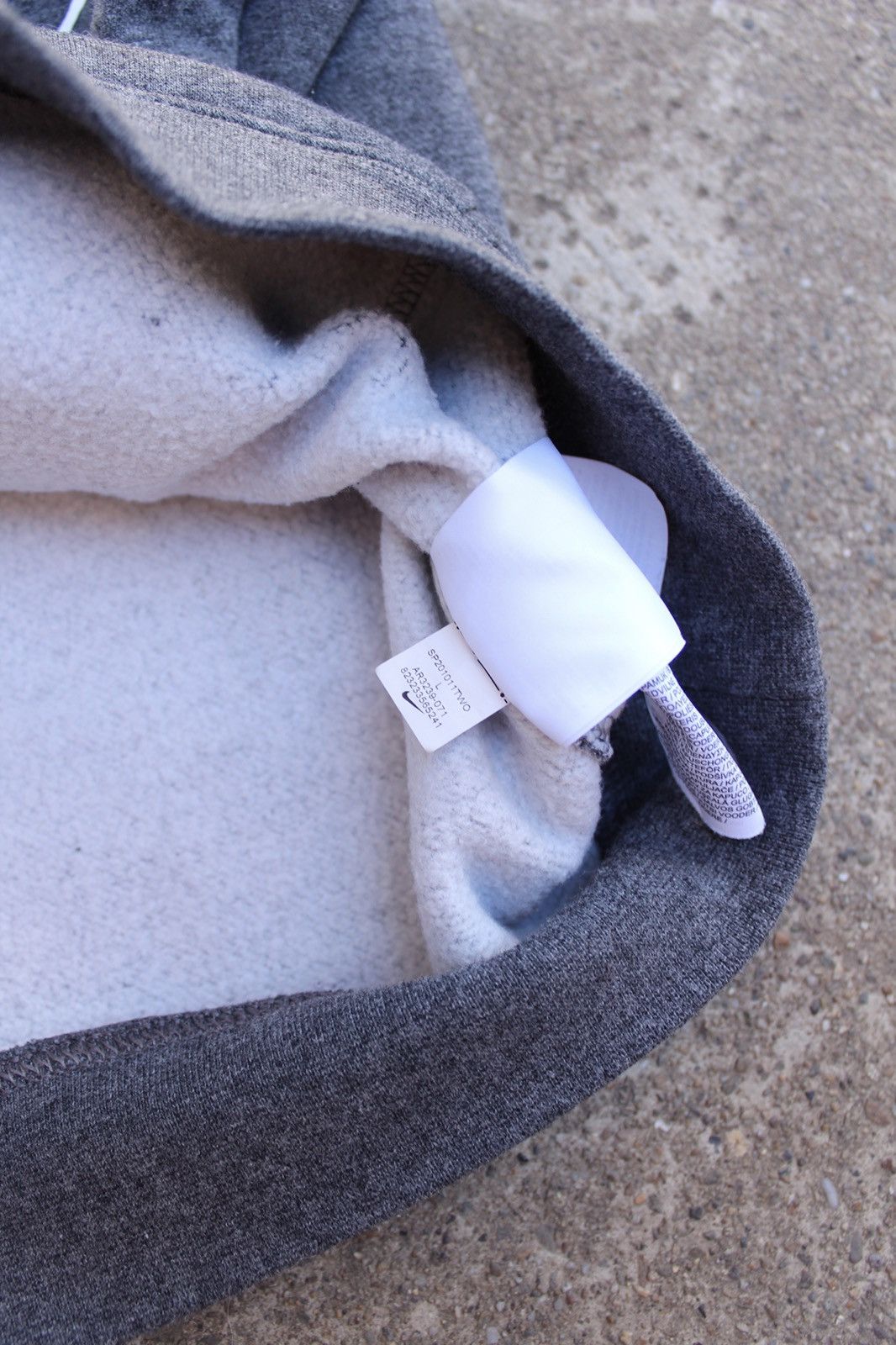 Nike × Vintage Vintage Nike Swoosh Skeleton Hoodie Grey M Size US M / EU 48-50 / 2 - 5 Thumbnail