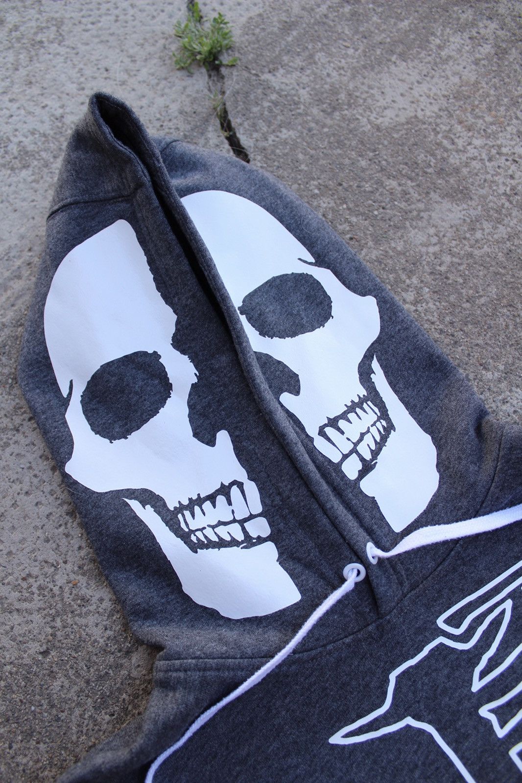 Nike × Vintage Vintage Nike Swoosh Skeleton Hoodie Grey M Size US M / EU 48-50 / 2 - 4 Thumbnail