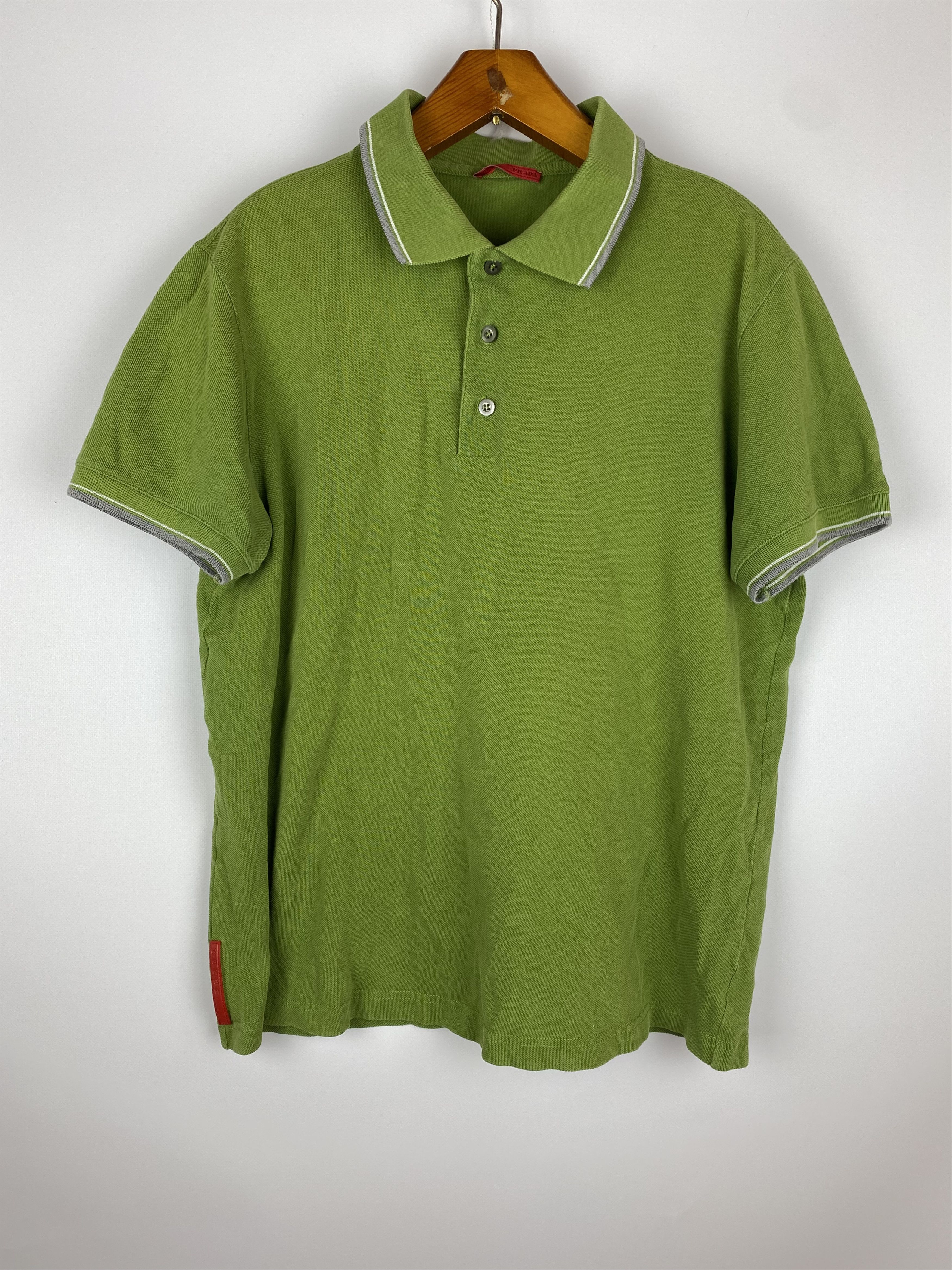 Prada Prada Polo Shirt Red Tab Size US L / EU 52-54 / 3 - 1 Thumbnail