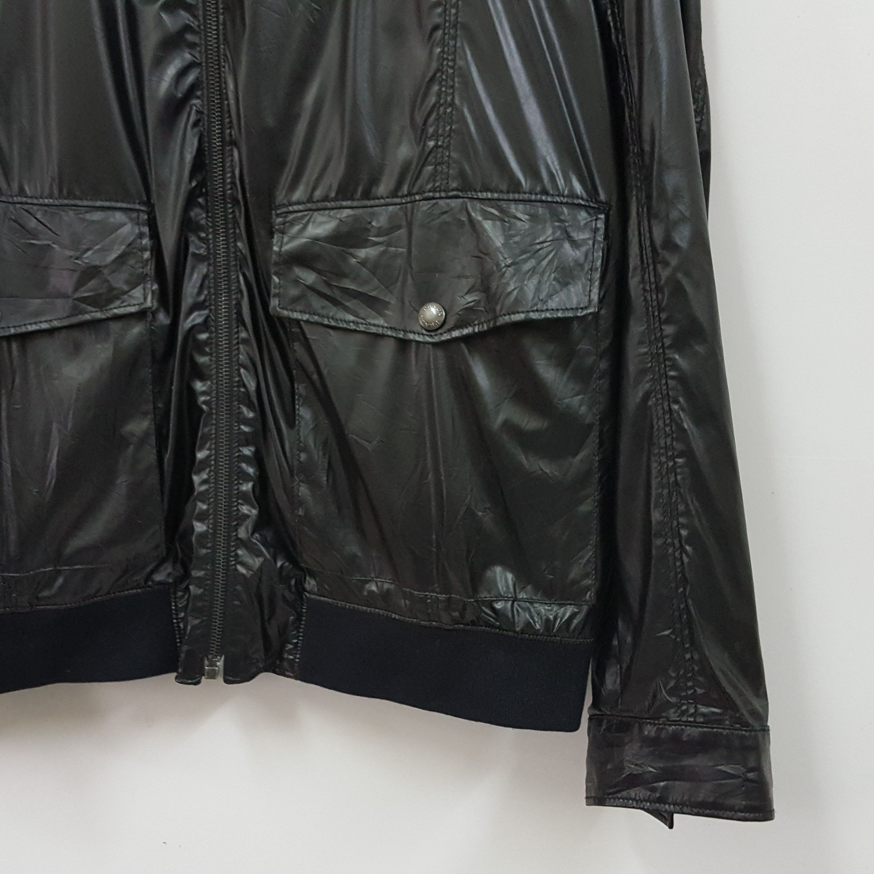Prada Vintage PRADA nice design black bombers jacket made Romania Size US L / EU 52-54 / 3 - 3 Thumbnail