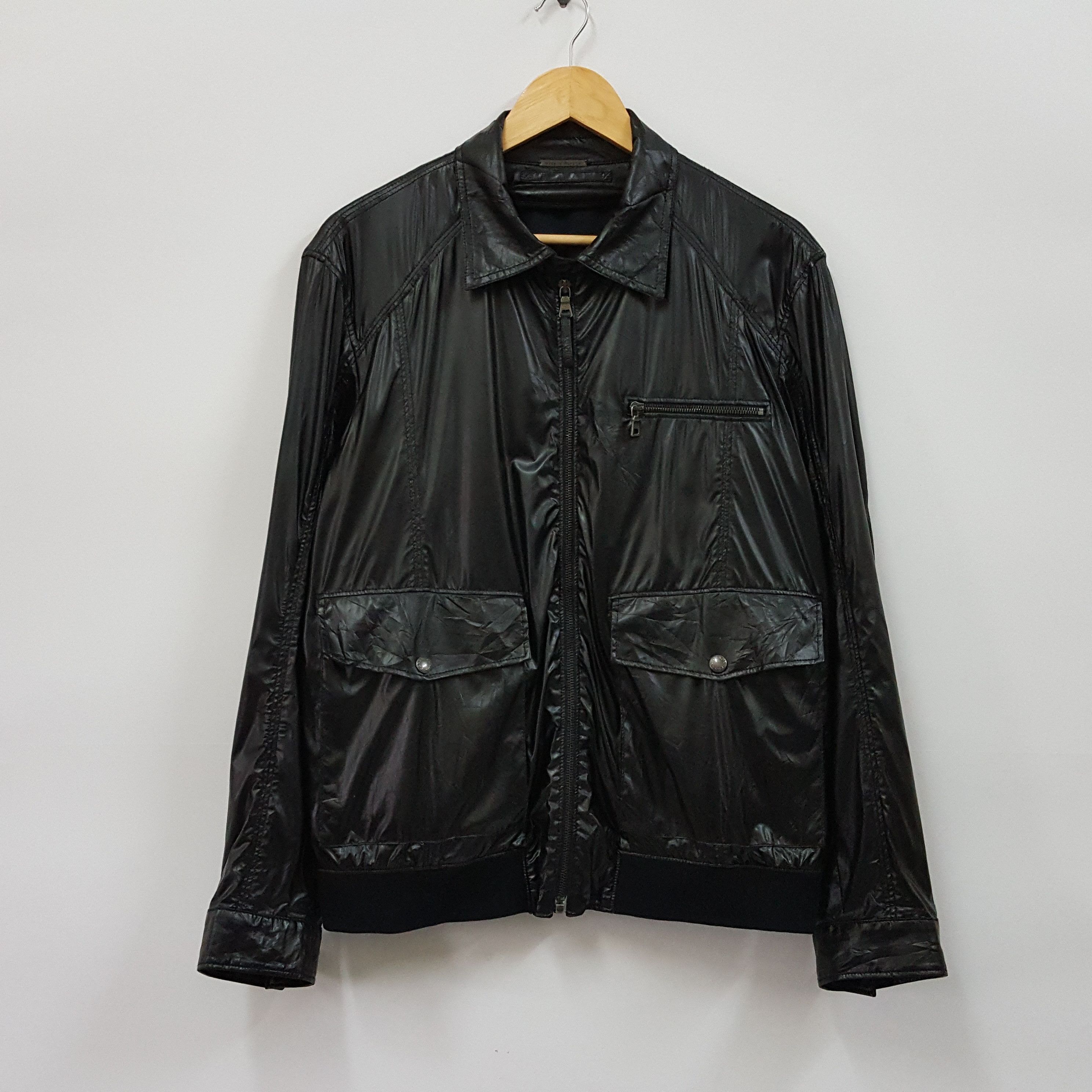 Prada Vintage PRADA nice design black bombers jacket made Romania Size US L / EU 52-54 / 3 - 1 Thumbnail