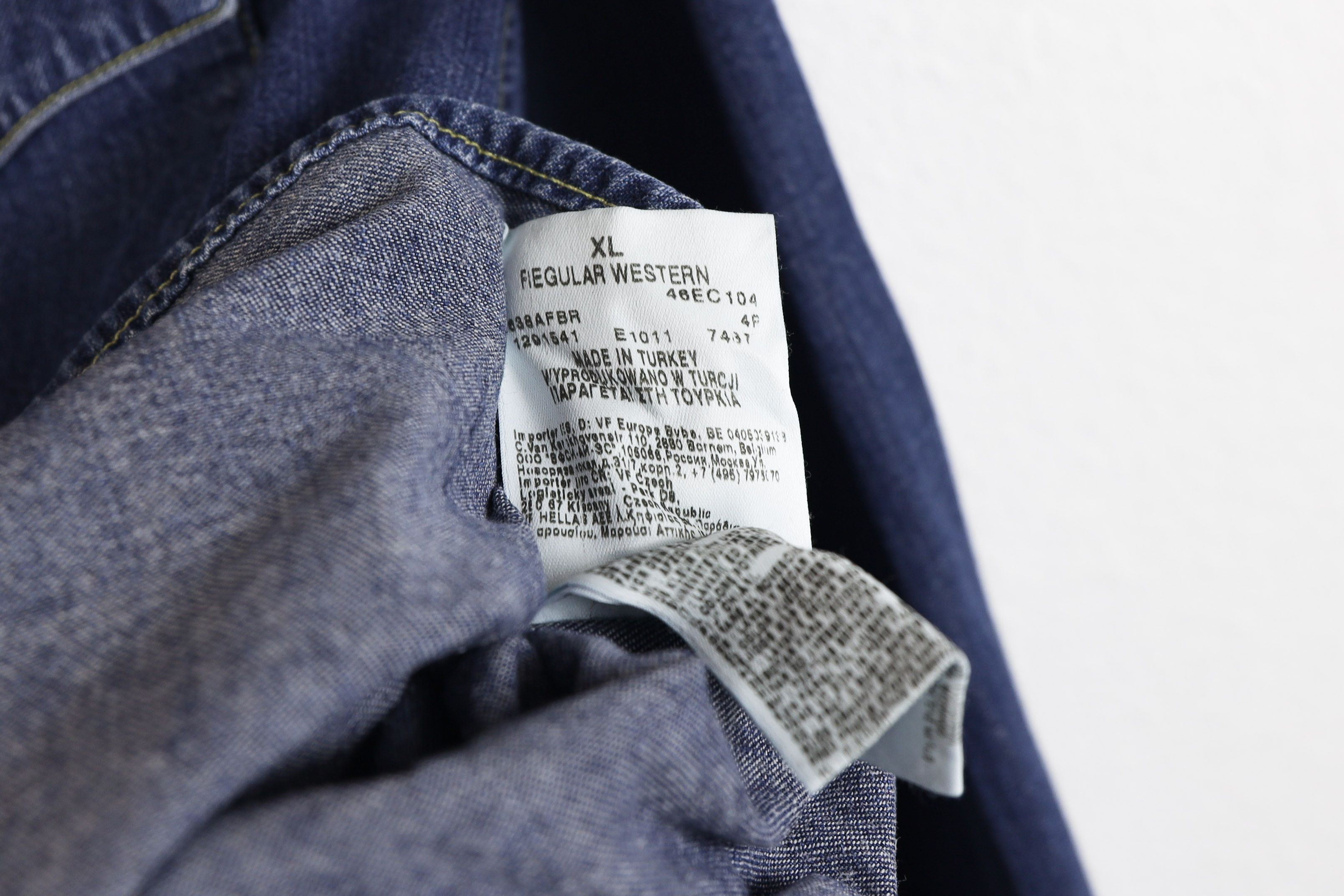 Lee × Vintage × Western Rise Vintage Lee Denim Jeans Western Shirt Size US XL / EU 56 / 4 - 9 Thumbnail