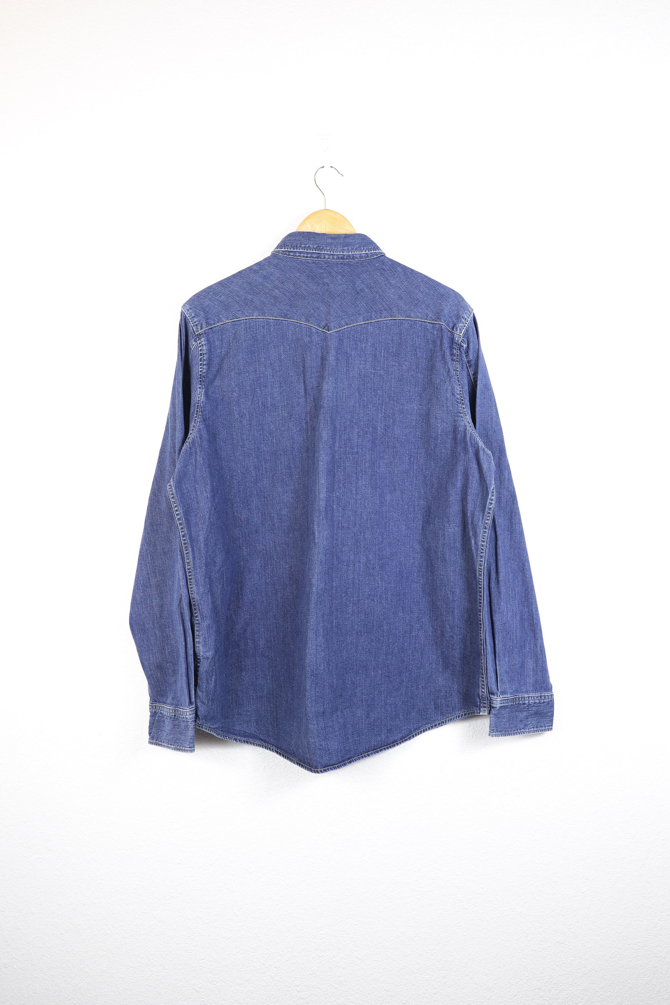 Lee × Vintage × Western Rise Vintage Lee Denim Jeans Western Shirt Size US XL / EU 56 / 4 - 10 Thumbnail