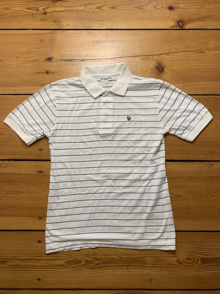 Christian Dior Monsieur × Vintage Vintage Christian Dior Monsieur Ringer Polos Size US S / EU 44-46 / 1 - 1 Thumbnail
