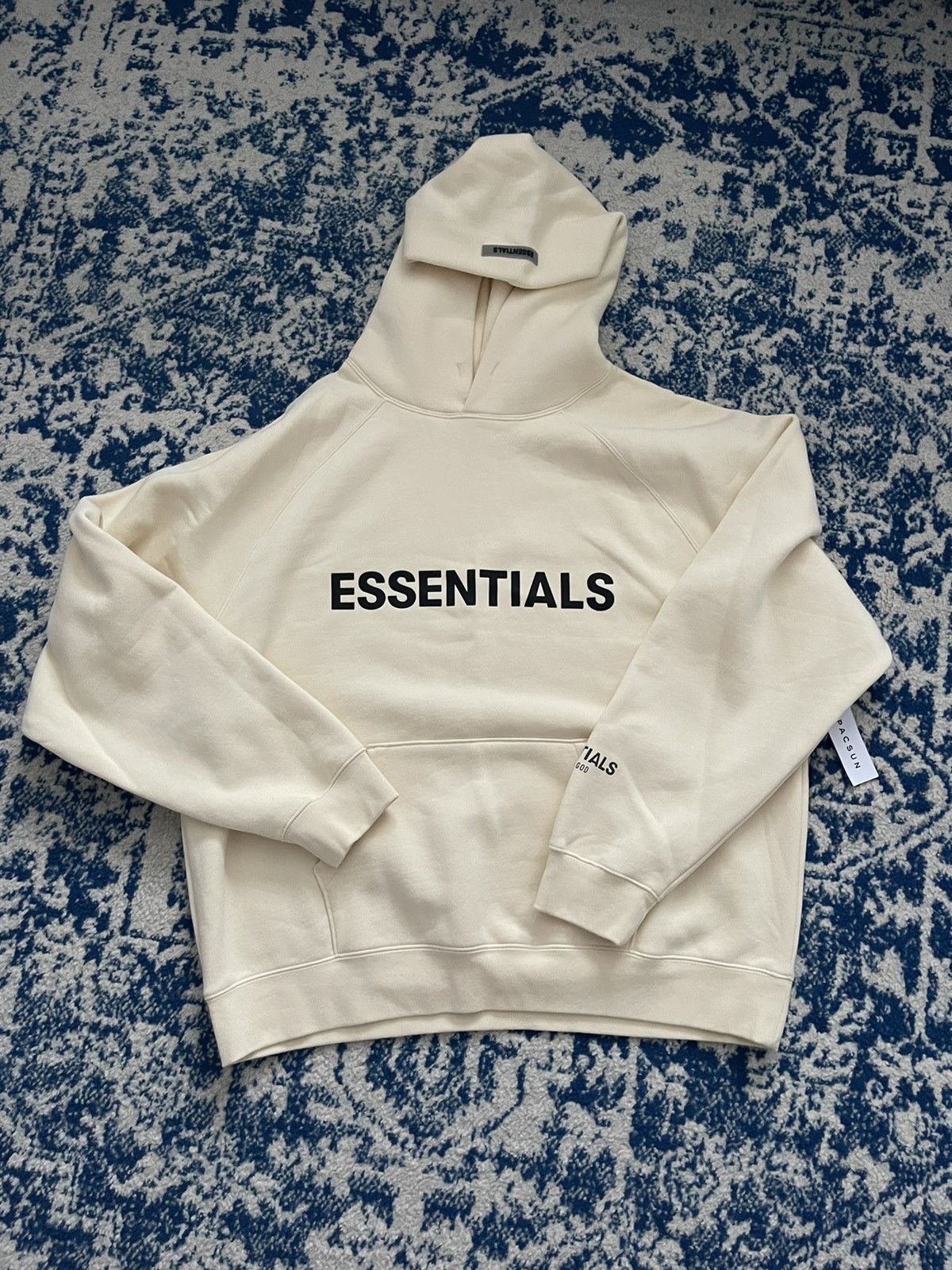 Fear of God Fear of God Essentials Hoodie (SS20) Buttercream | Grailed