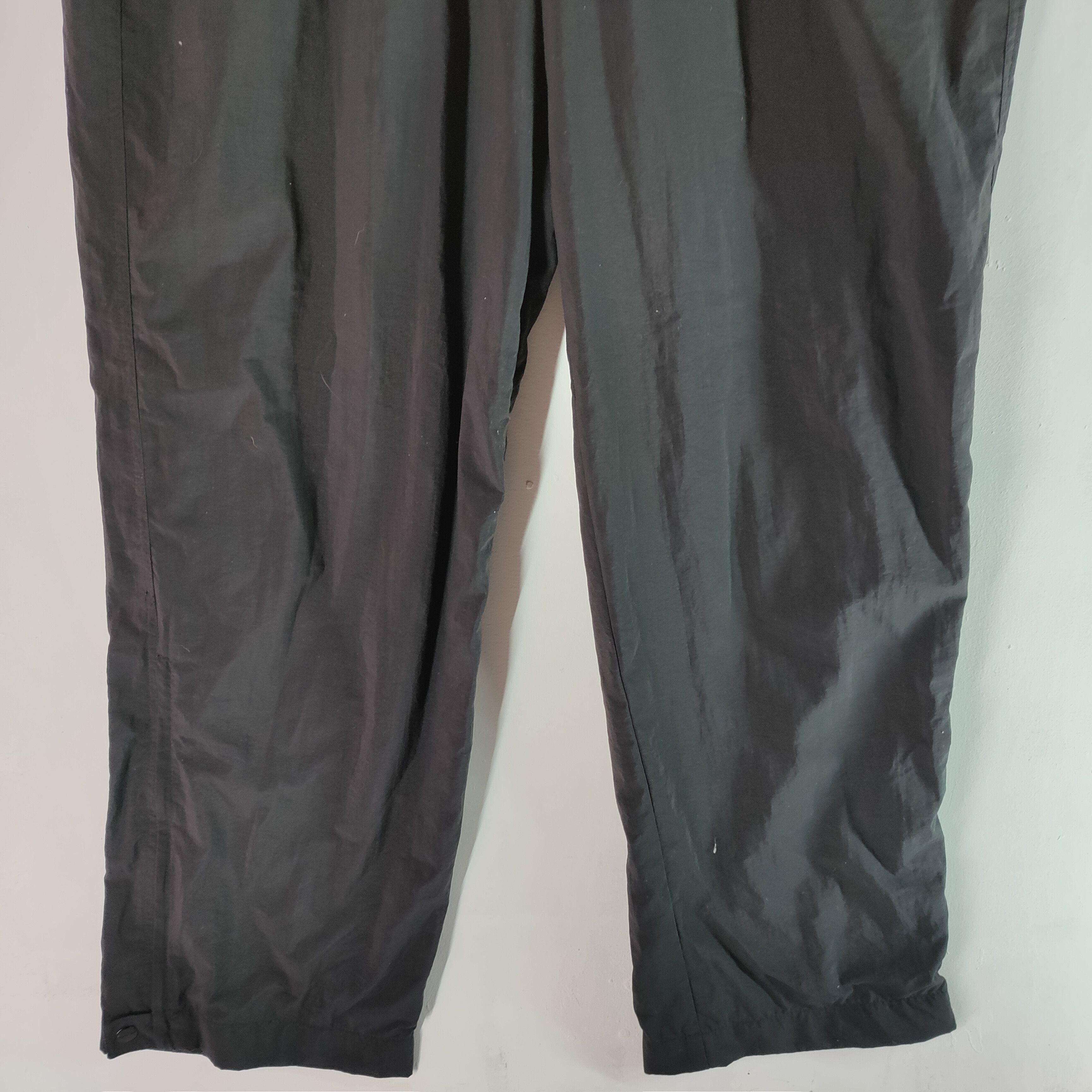 Nike × Vintage NIKE VINTAGE 90s White Embroidery Swoosh Track Pant Size US 31 - 2 Thumbnail