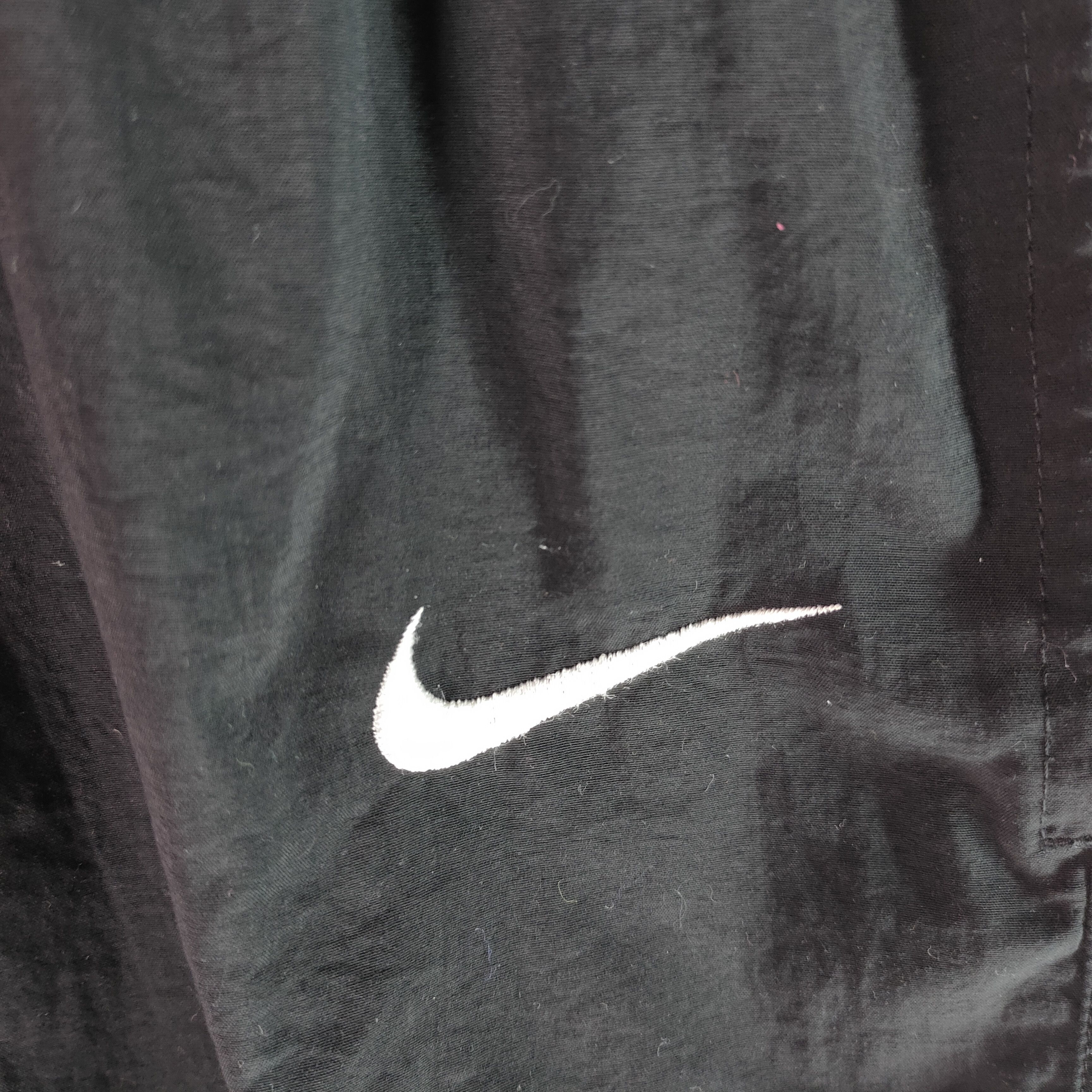 Nike × Vintage NIKE VINTAGE 90s White Embroidery Swoosh Track Pant Size US 31 - 3 Thumbnail