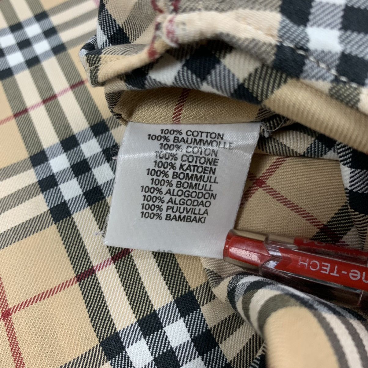 Burberry Burberry Nova Check Button Up Shirt Size US XL / EU 56 / 4 - 9 Thumbnail