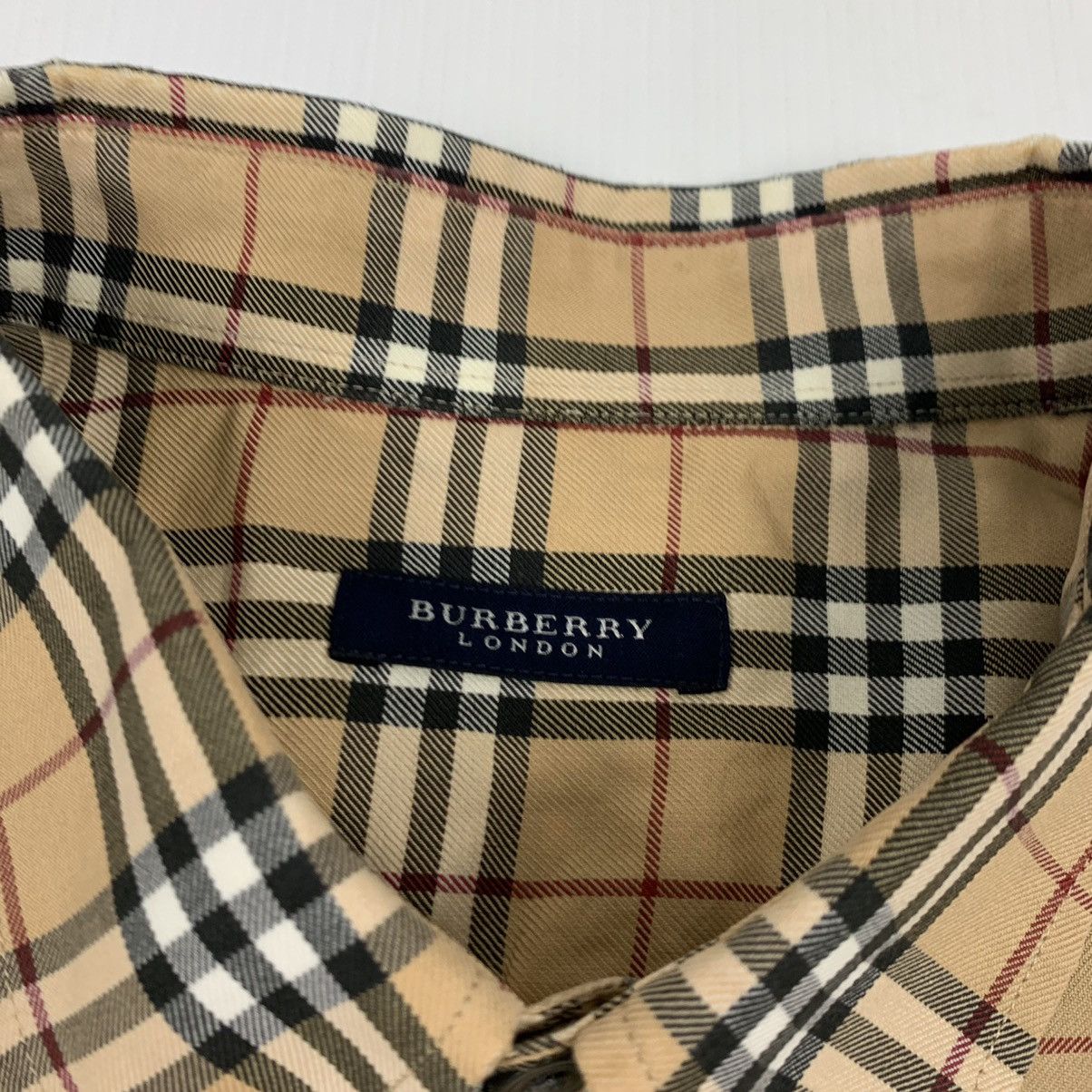 Burberry Burberry Nova Check Button Up Shirt Size US XL / EU 56 / 4 - 7 Thumbnail
