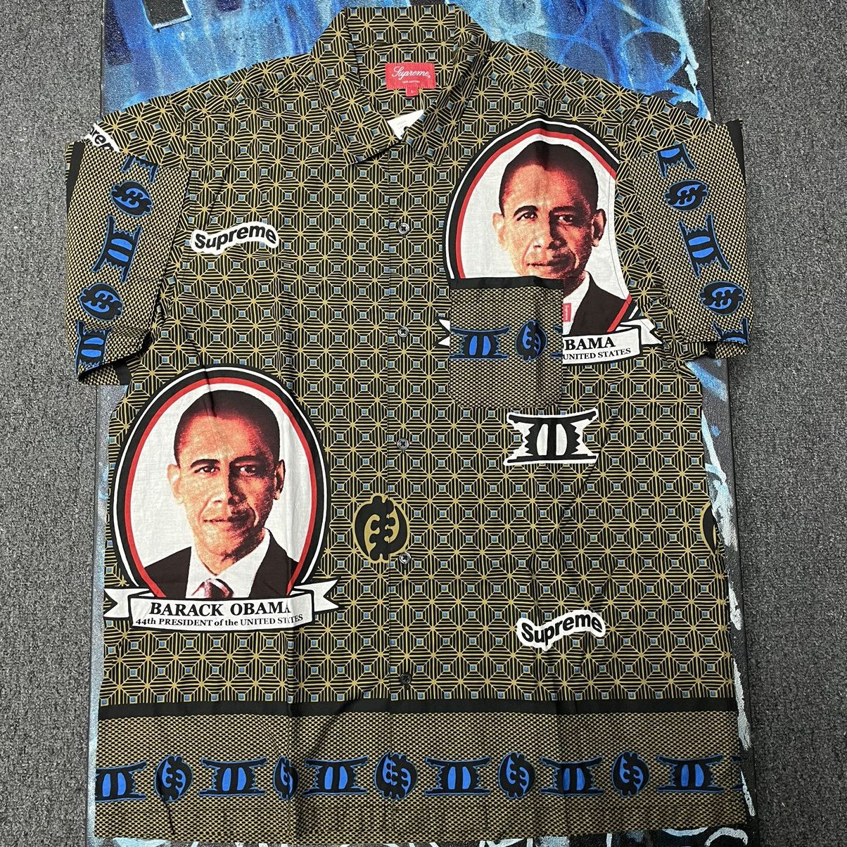 Supreme Obama shops Rayon Shirt