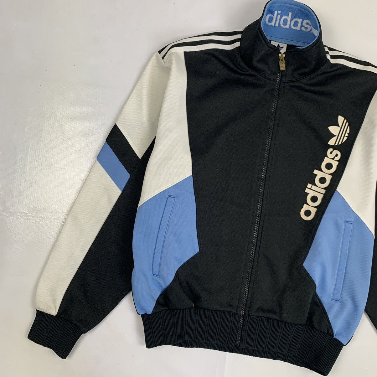 Adidas × Vintage Vintage Adidas Trainer Zipper Jacket Size US M / EU 48-50 / 2 - 2 Thumbnail