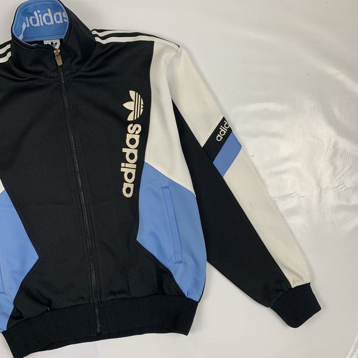 Adidas × Vintage Vintage Adidas Trainer Zipper Jacket Size US M / EU 48-50 / 2 - 3 Thumbnail