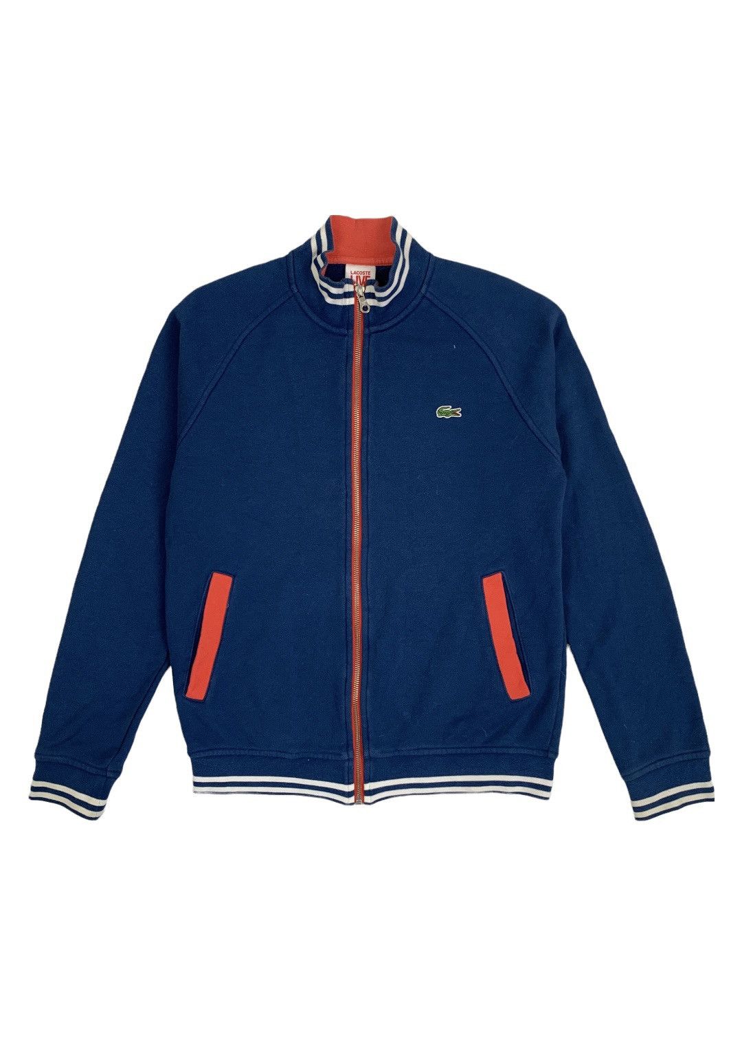 Lacoste Vintage Lacoste Zipper Sweater Jacket Size US M / EU 48-50 / 2 - 1 Thumbnail