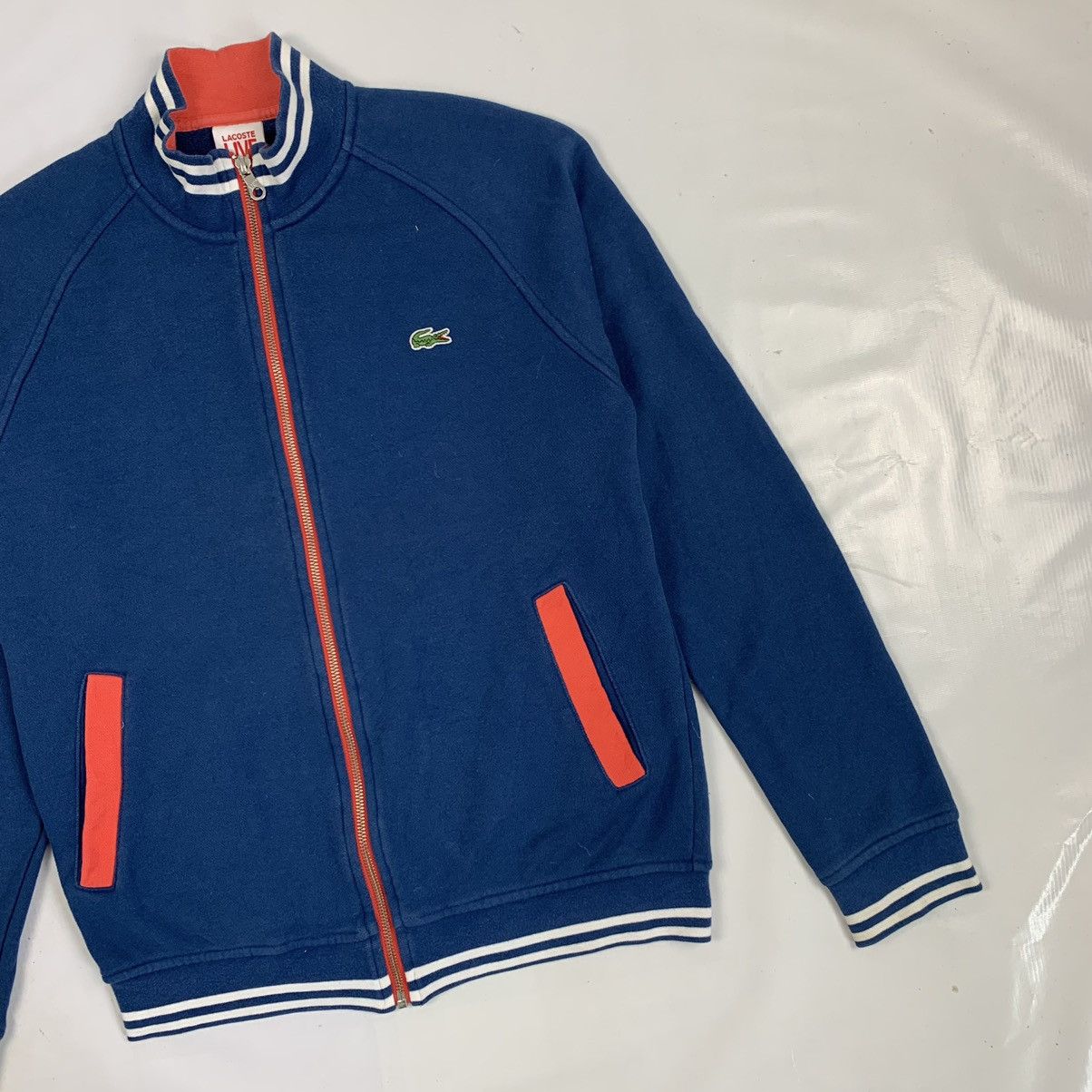 Lacoste Vintage Lacoste Zipper Sweater Jacket Size US M / EU 48-50 / 2 - 3 Thumbnail