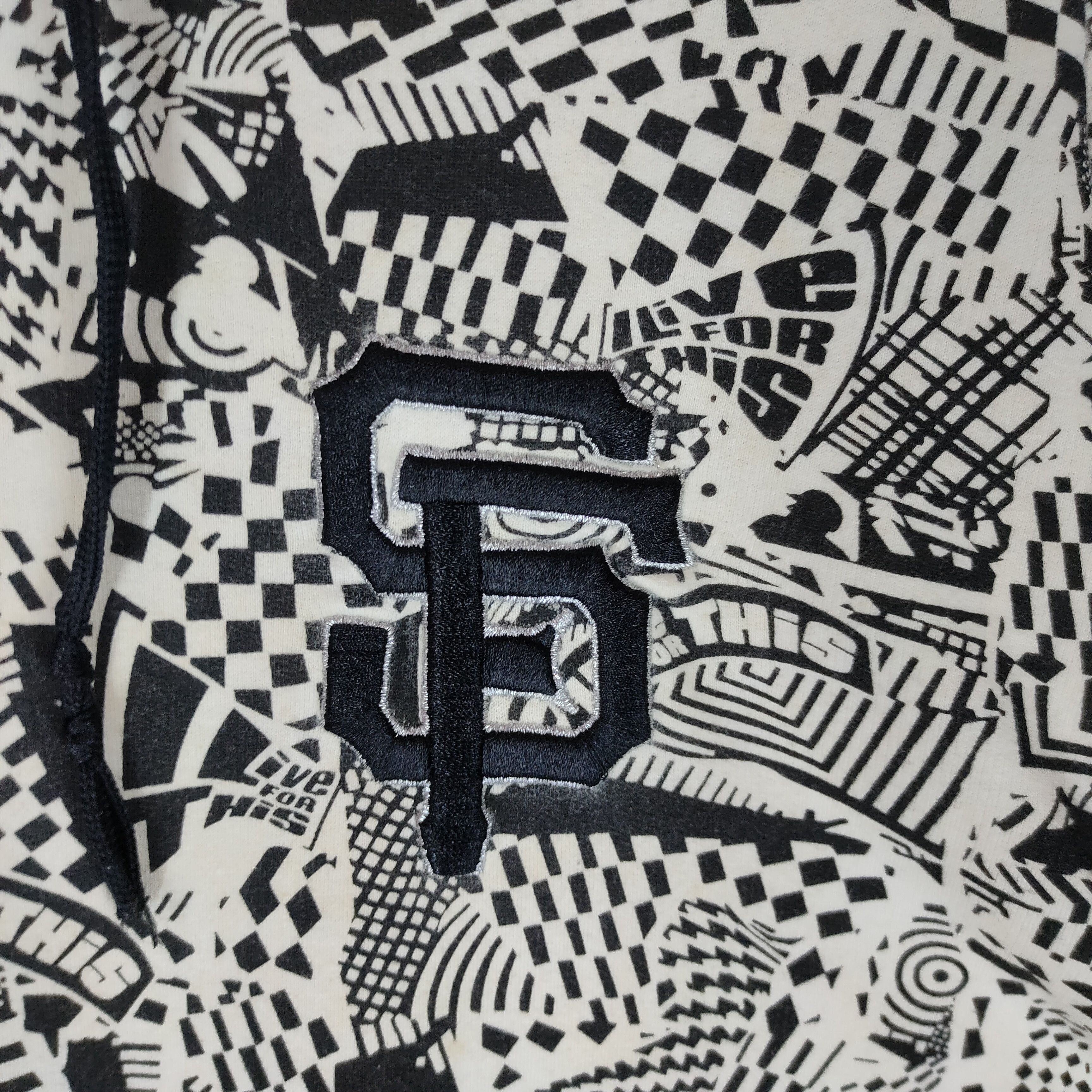 MLB Vintage MLB SAN FRANCISCO Embroidery Full Print Hoodie Size US L / EU 52-54 / 3 - 3 Thumbnail