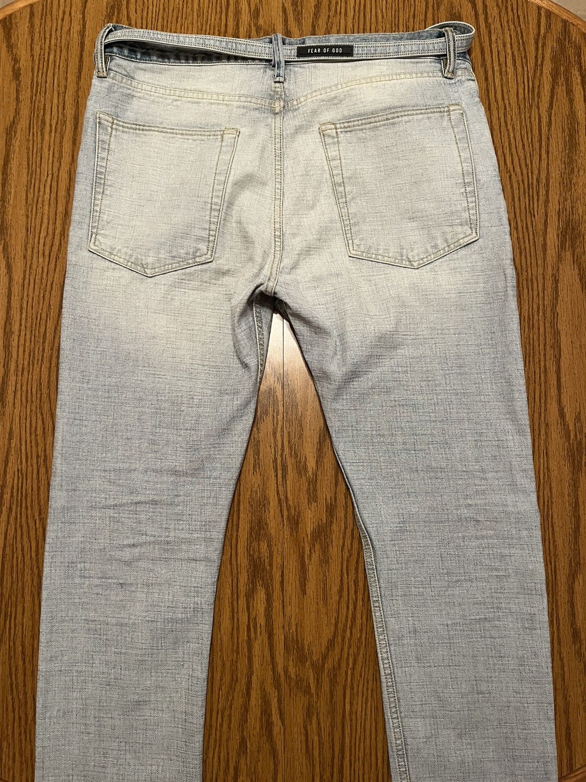 Fear of God Fear Of God Sixth Collection Light Wash Jeans Size US 35 - 3 Thumbnail