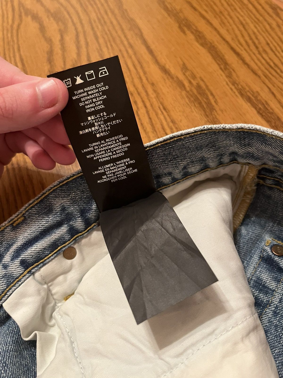 Fear of God Fear Of God Sixth Collection Light Wash Jeans Size US 35 - 9 Thumbnail