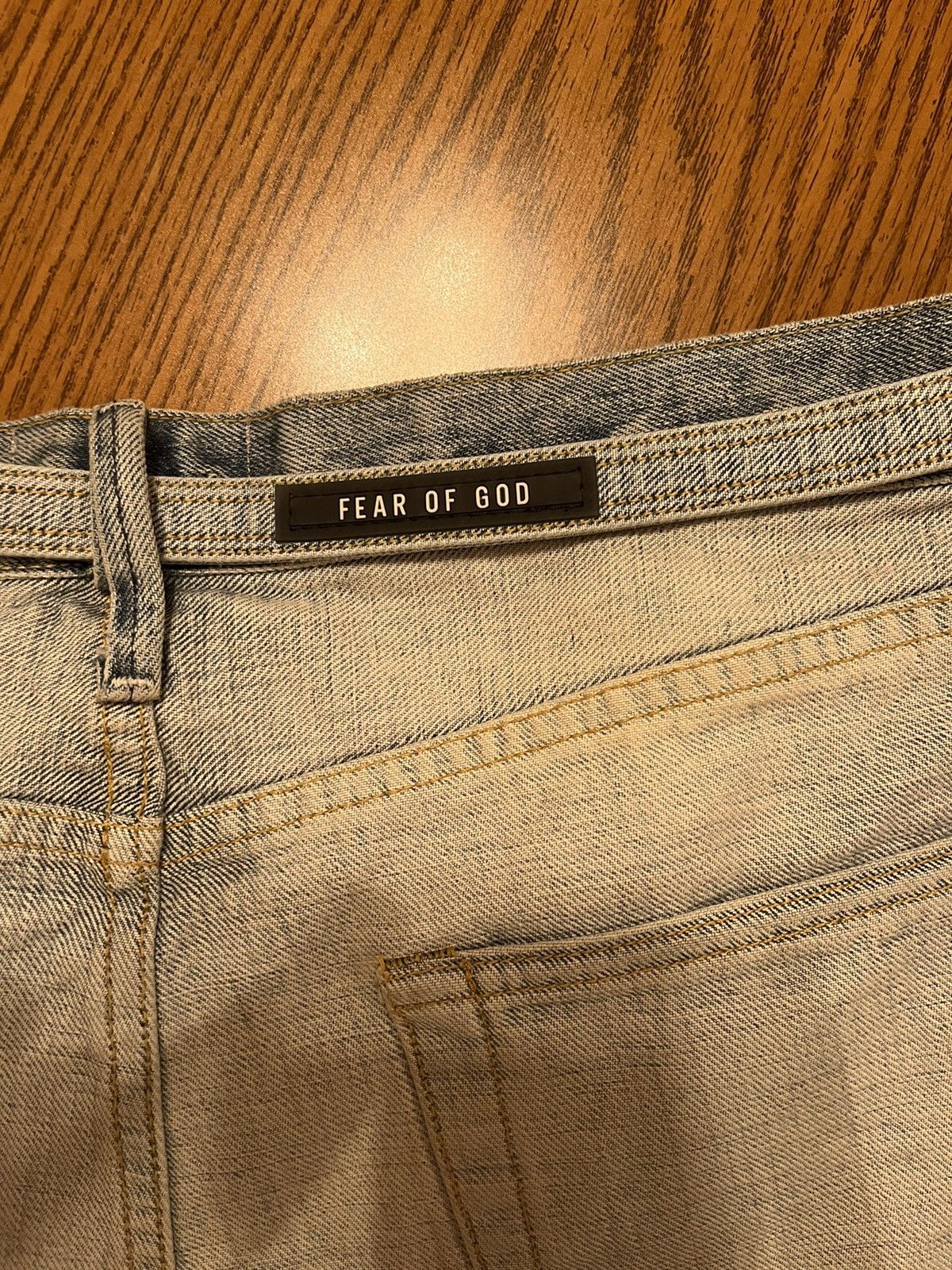 Fear of God Fear Of God Sixth Collection Light Wash Jeans Size US 35 - 5 Thumbnail