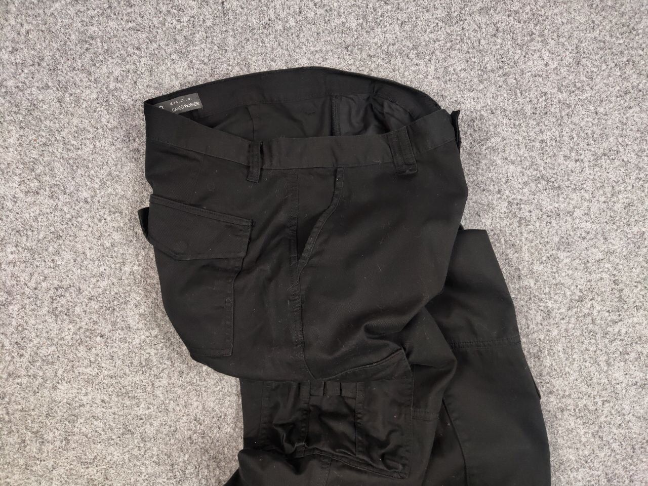 Japanese Brand Vintage 90's Cargo Pants Travis Scott Japan Black Hype Size US 34 / EU 50 - 18 Thumbnail