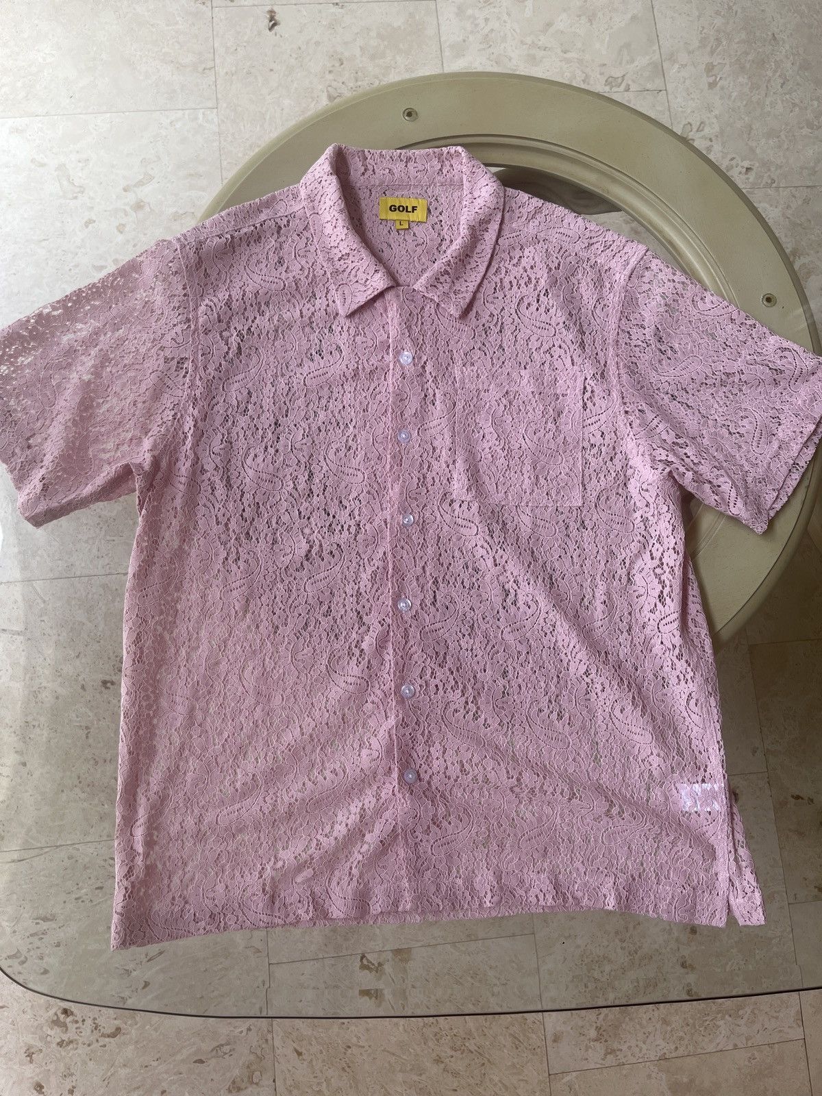 Golf Wang golf wang lace paisley button up | Grailed
