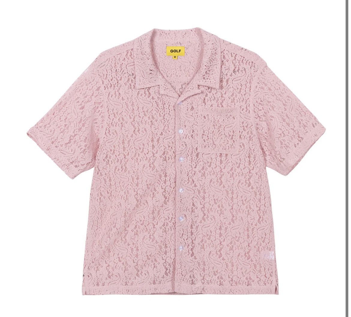 LACE PATTERN BUTTON UP by GOLF WANG-