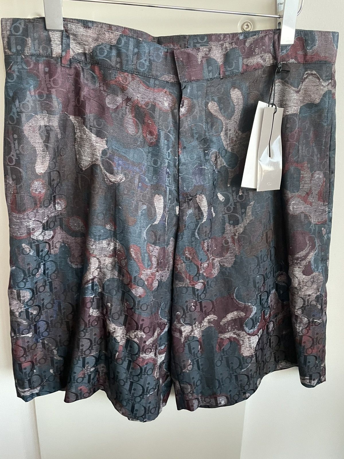 Dior Super Runway Dior Oblique Logo Silk Shorts Size US 32 / EU 48 - 14 Thumbnail