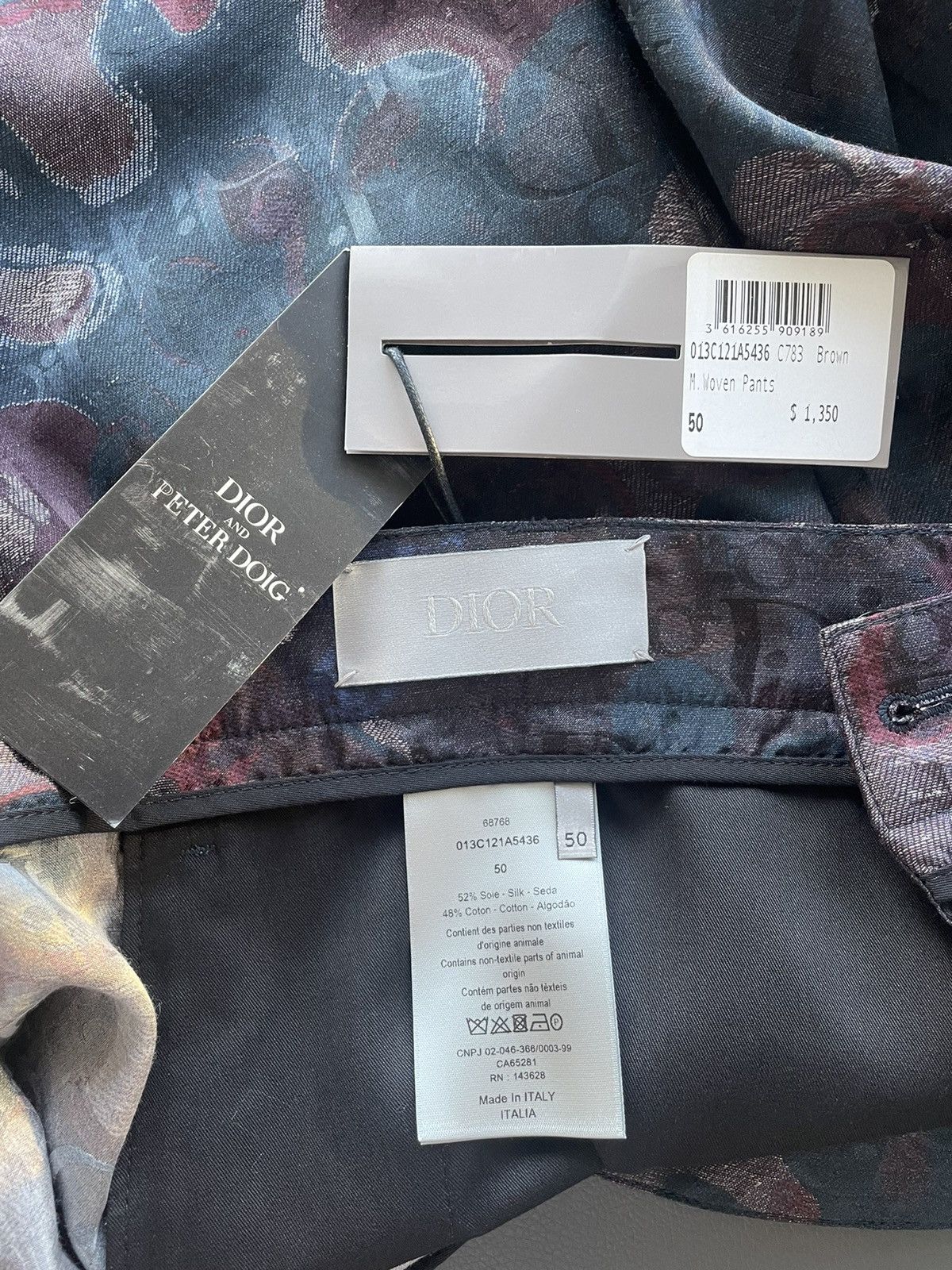 Dior Super Runway Dior Oblique Logo Silk Shorts Size US 32 / EU 48 - 4 Thumbnail