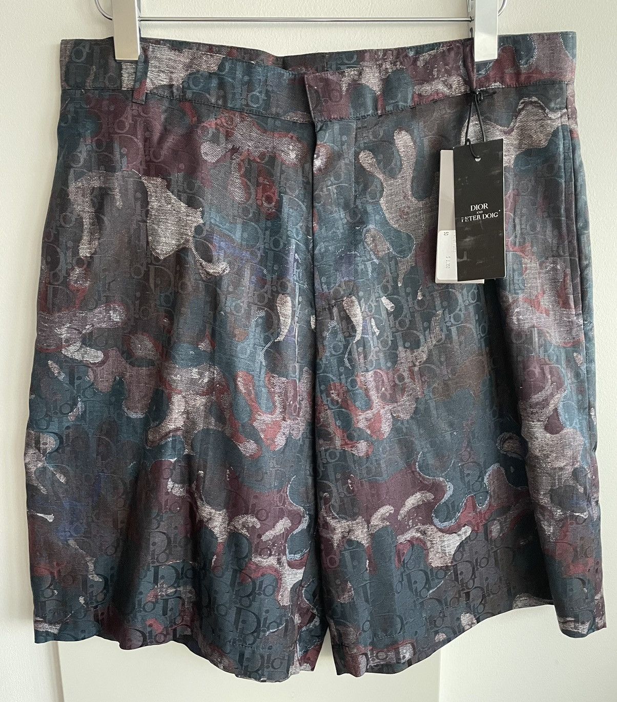 Dior Super Runway Dior Oblique Logo Silk Shorts Size US 32 / EU 48 - 17 Thumbnail
