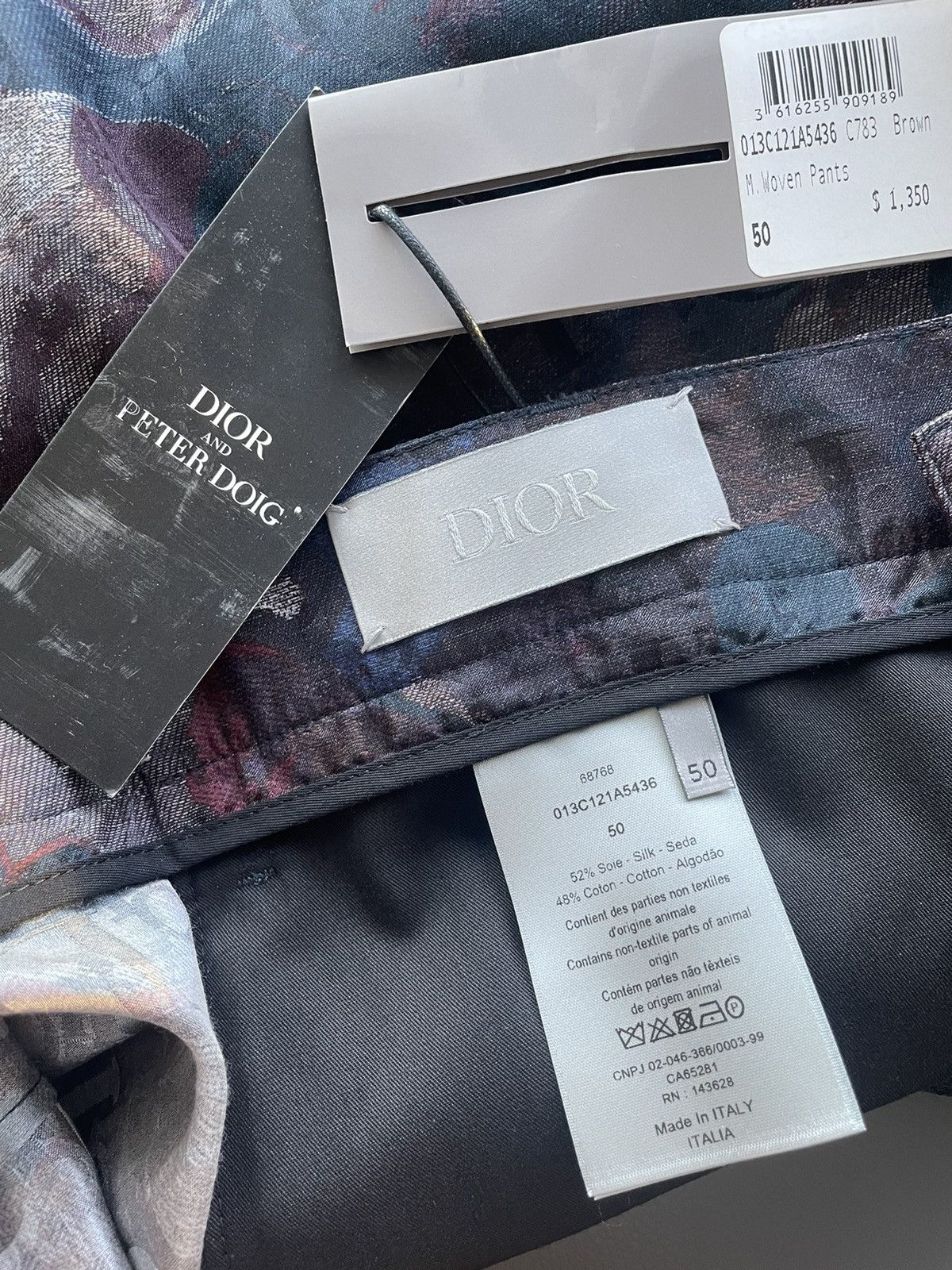 Dior Super Runway Dior Oblique Logo Silk Shorts Size US 32 / EU 48 - 7 Thumbnail