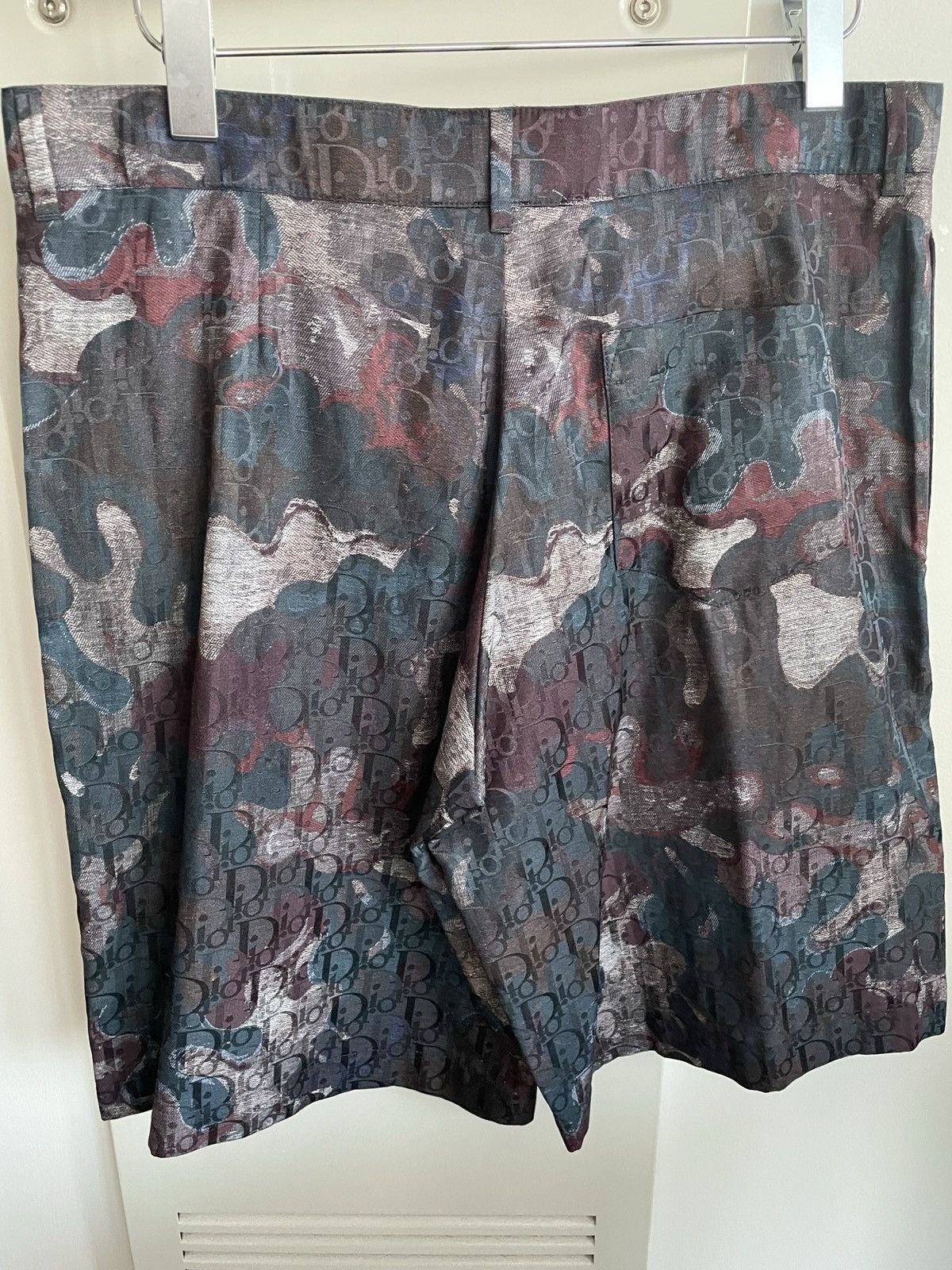 Dior Super Runway Dior Oblique Logo Silk Shorts Size US 32 / EU 48 - 23 Thumbnail
