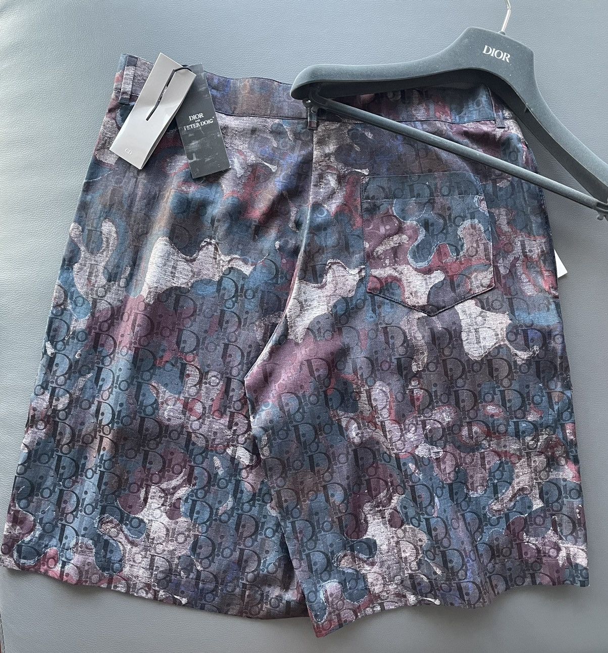 Dior Super Runway Dior Oblique Logo Silk Shorts Size US 32 / EU 48 - 11 Thumbnail