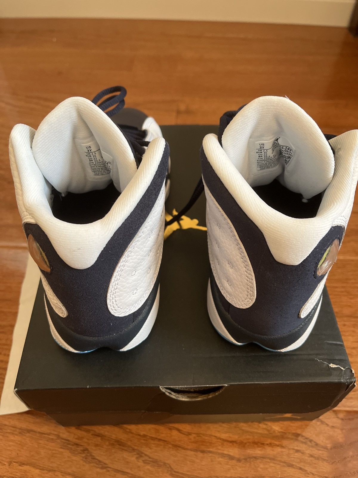 Jordan Brand Jordan 13 Obsidian Kids Size 3 Women’s 4.5-5 Size US 4.5 / IT 34.5 - 2 Thumbnail