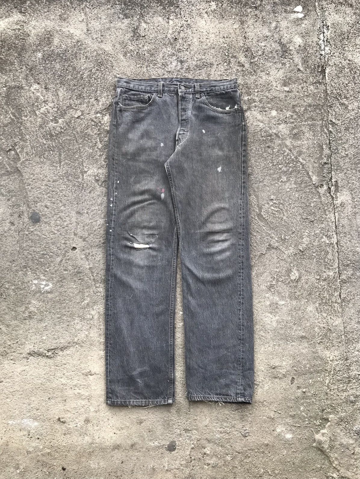 Levi's × Levi's Vintage Clothing × Vintage Vintage 90s Levis Acid Wash Painter Jeans Size US 33 - 1 Thumbnail